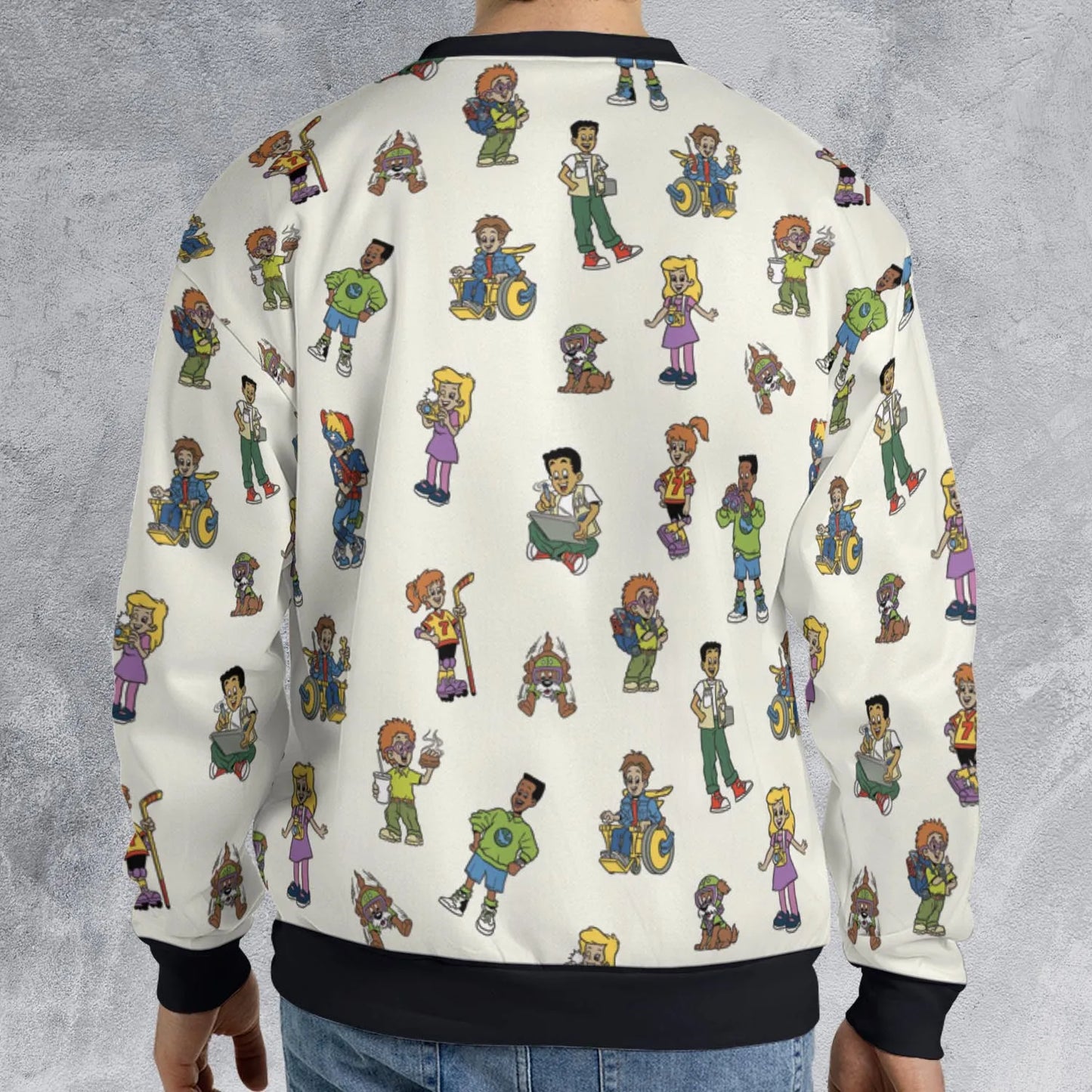 All-over Print Sweatshirt - ZZFBMGFG