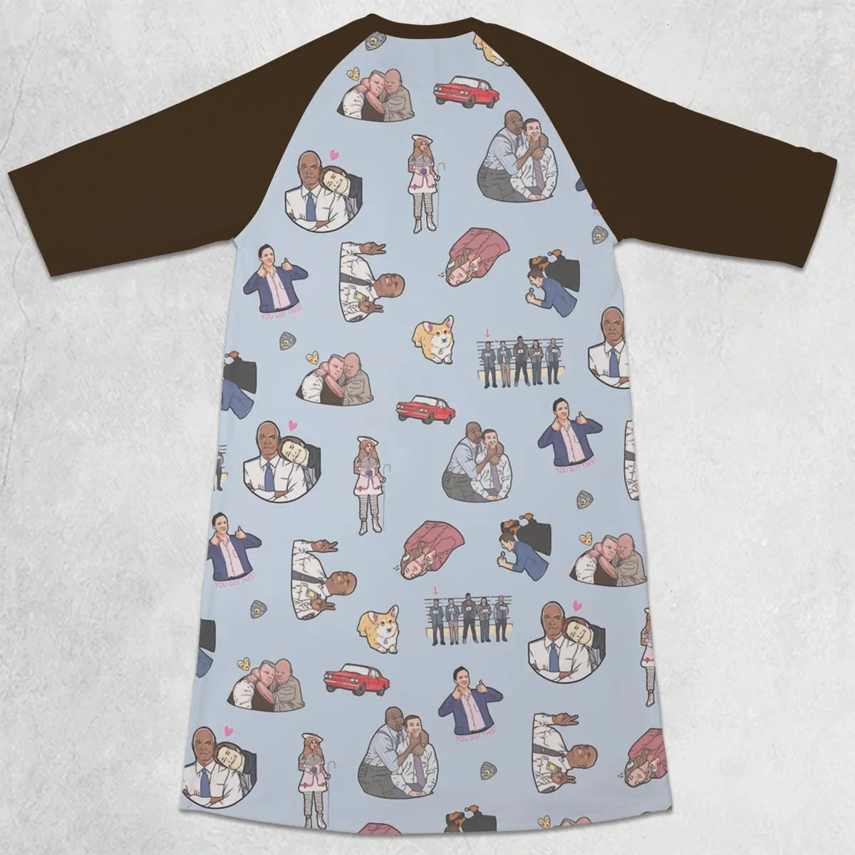 3/4 Sleeve Raglan Dress - ANSEXSD3
