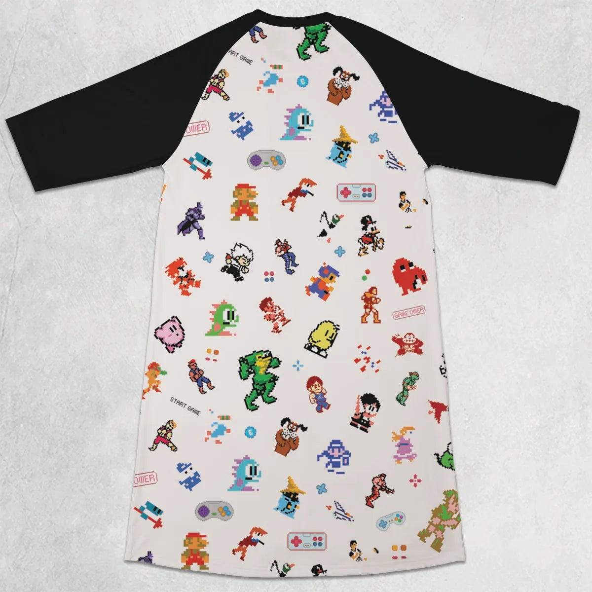 3/4 Sleeve Raglan Dress - ELRRKD4U