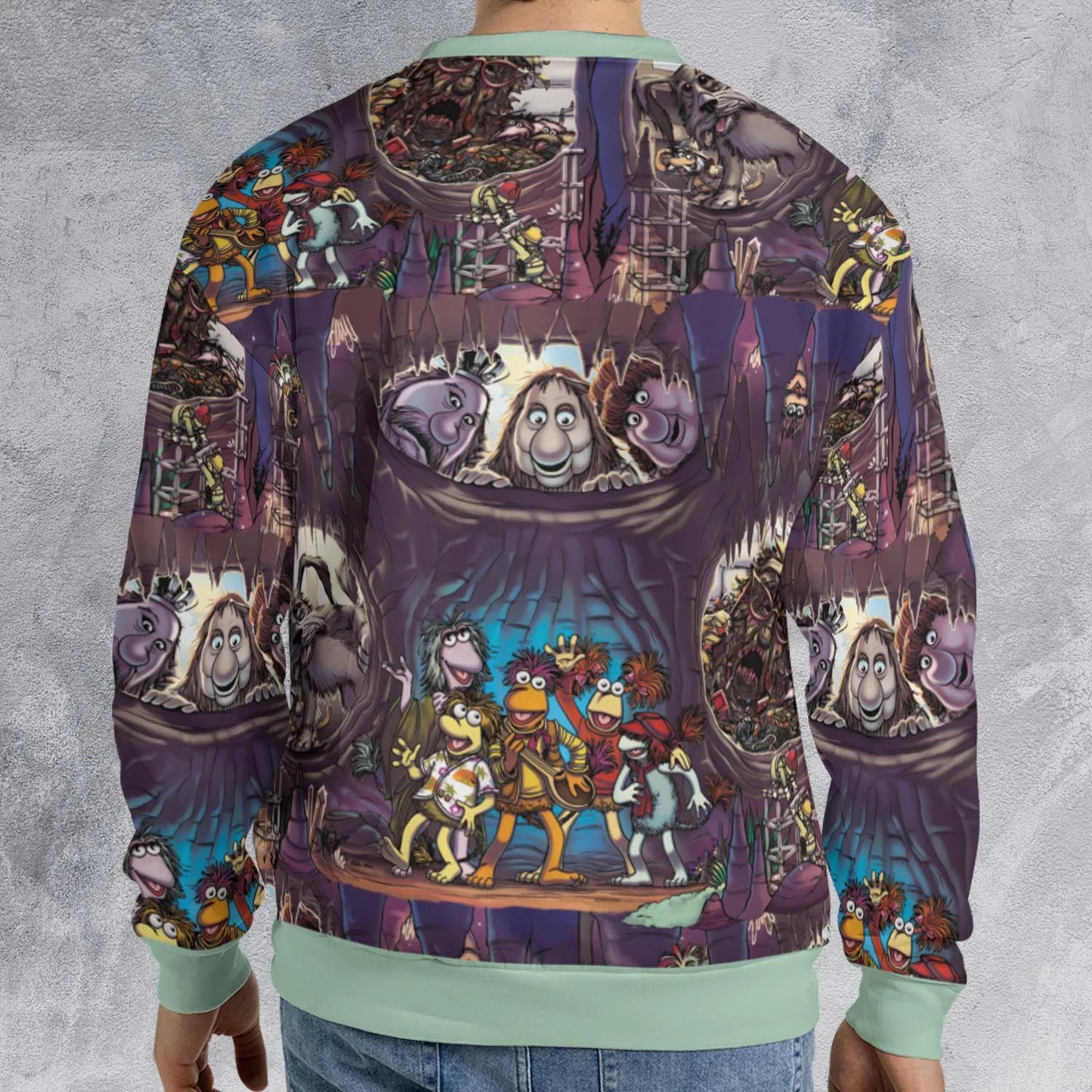All-over Print Sweatshirt - DRFKSSGE