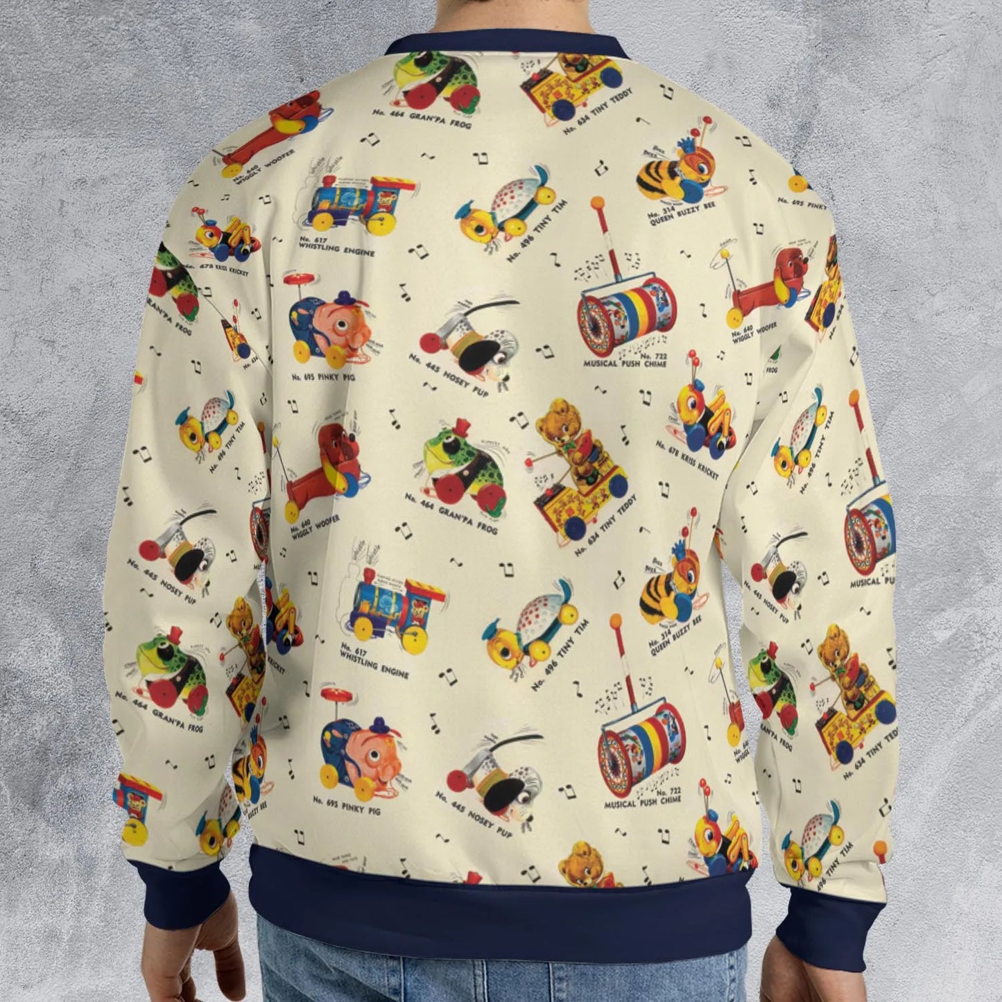 All-over Print Sweatshirt - WJJWFGAD