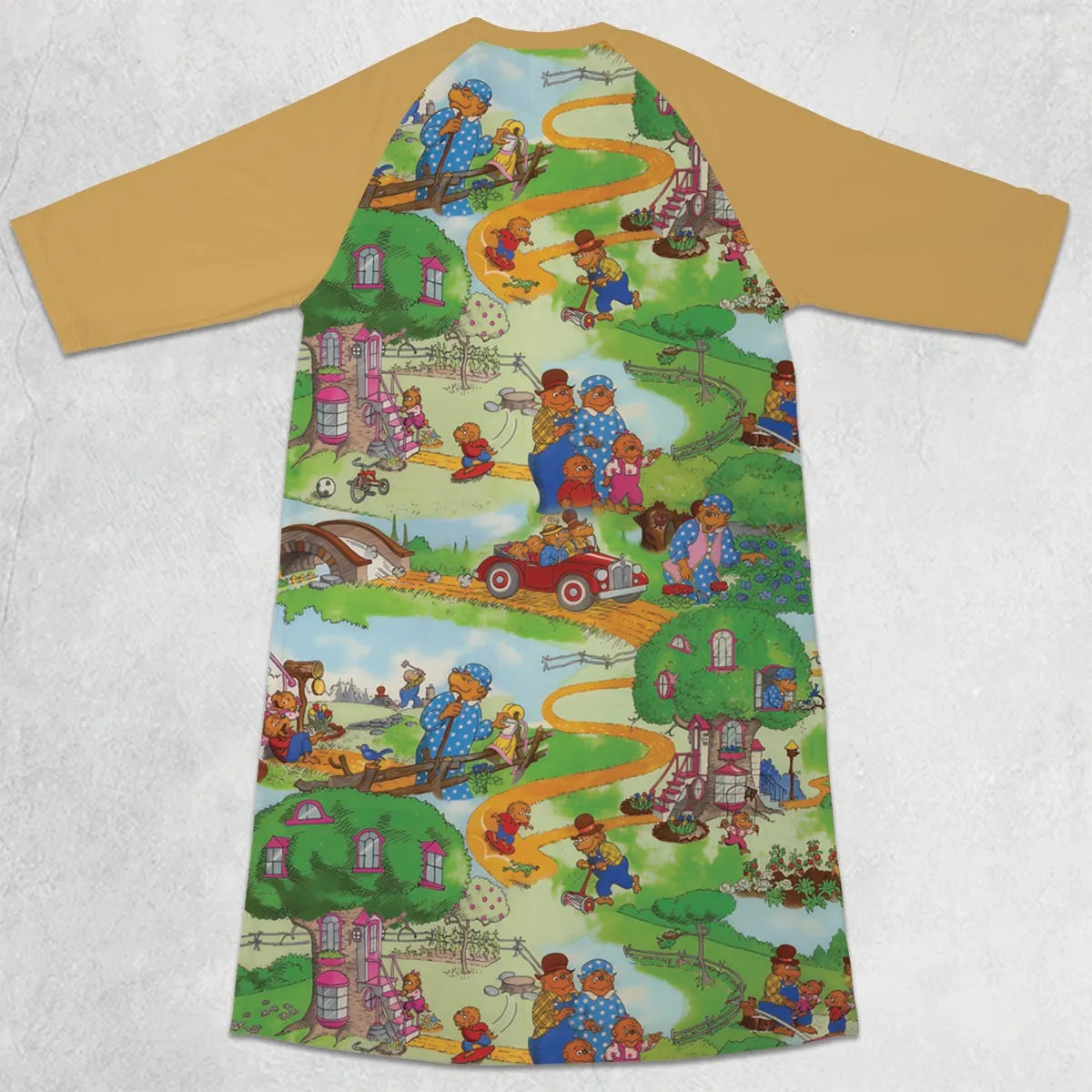 3/4 Sleeve Raglan Dress - BD69NDKQ