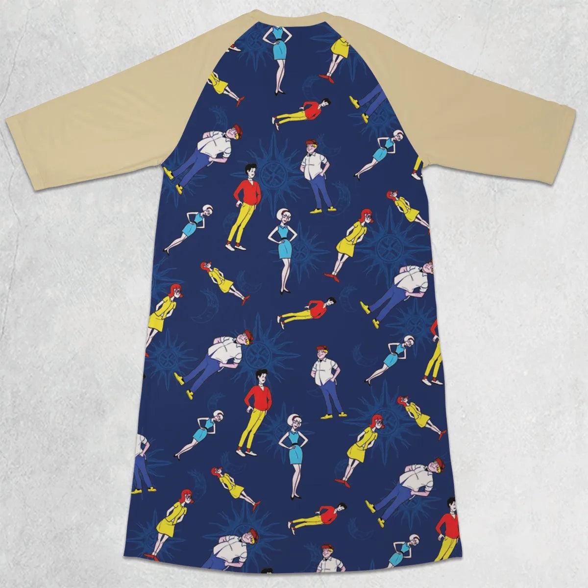 3/4 Sleeve Raglan Dress - CX4Y3XBY