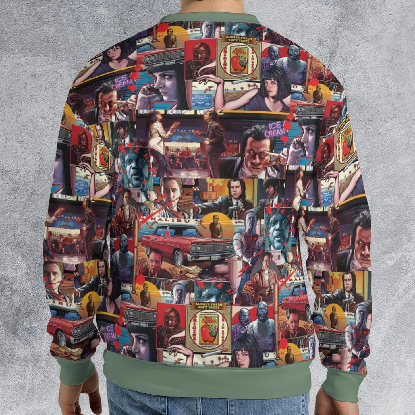 All-over Print Sweatshirt - B8S9VB7E