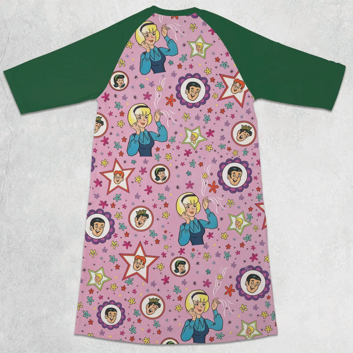 3/4 Sleeve Raglan Dress - UPM2CR4V