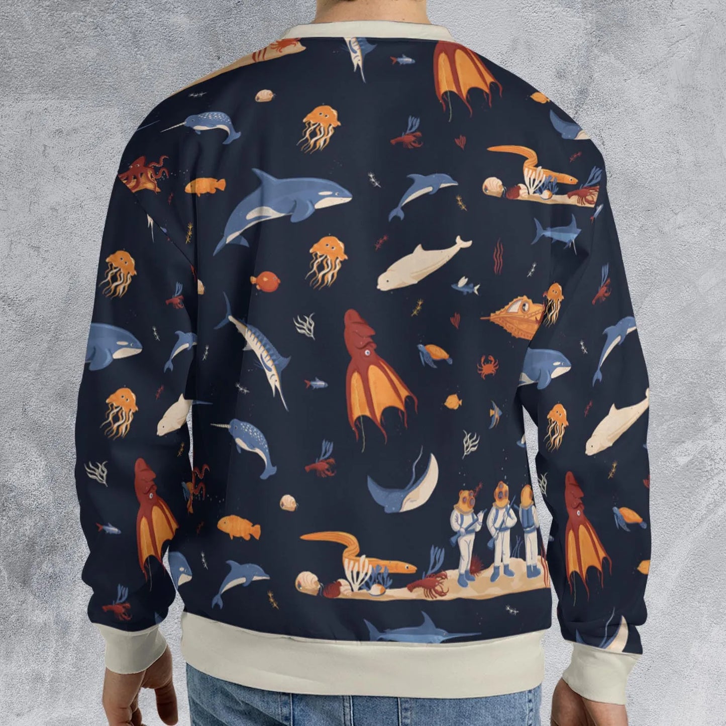 All-over Print Sweatshirt - SD88JMHE
