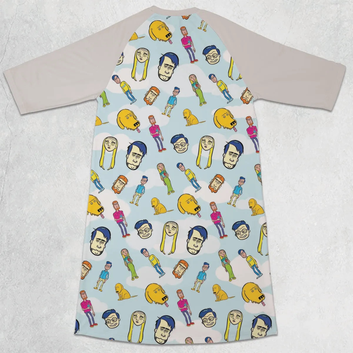 3/4 Sleeve Raglan Dress - PBHLJE3A
