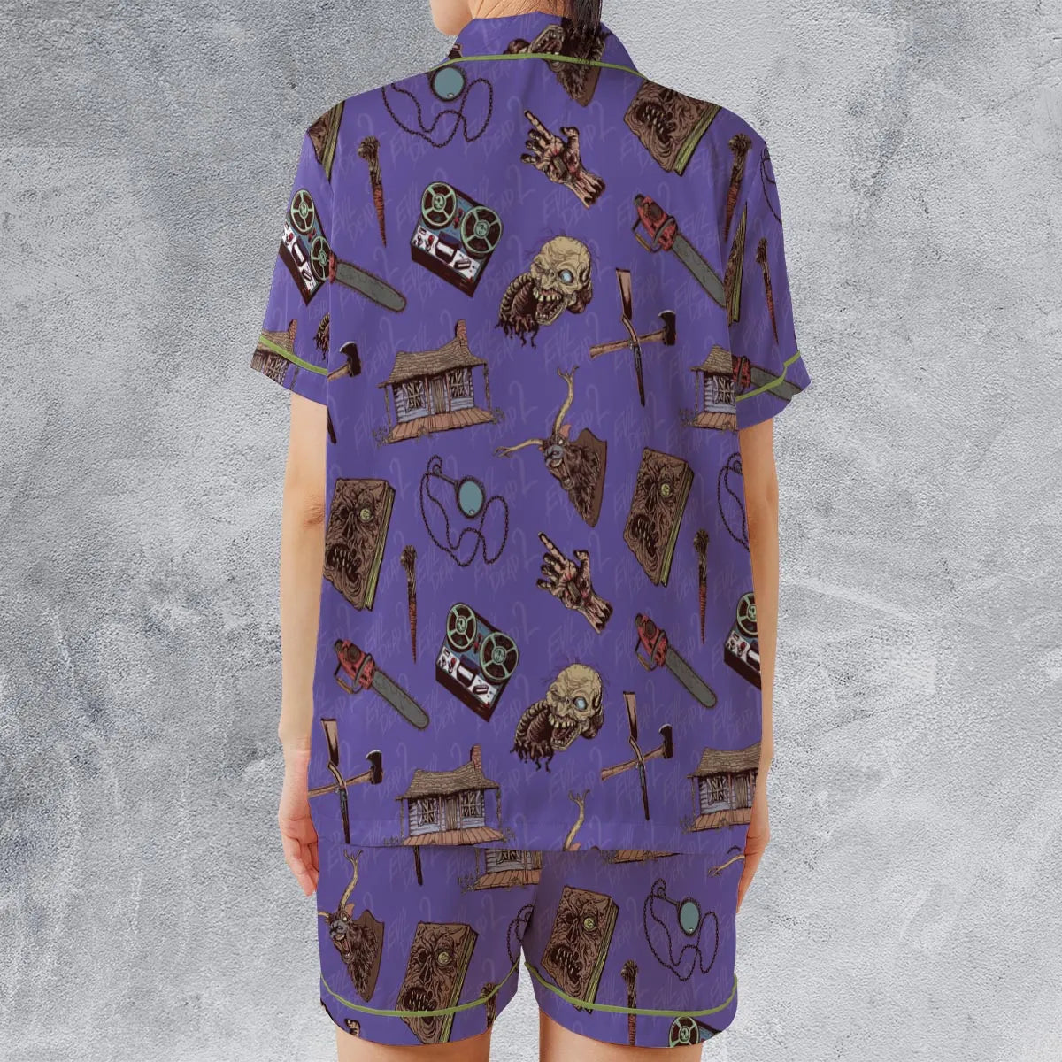 Satin Short-Sleeve Pajamas Set - 5J5G4NTU