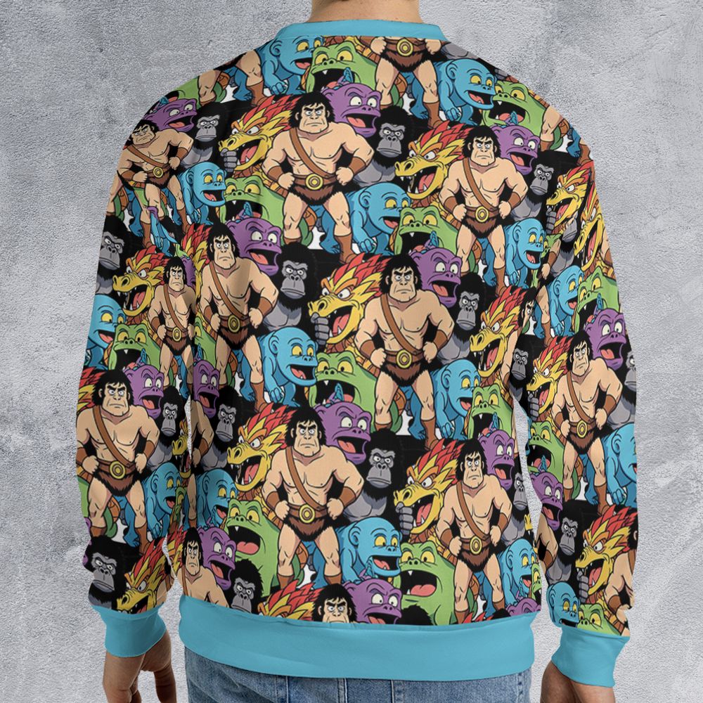 All-over Print Sweatshirt - K8BS2YLZ - - 2