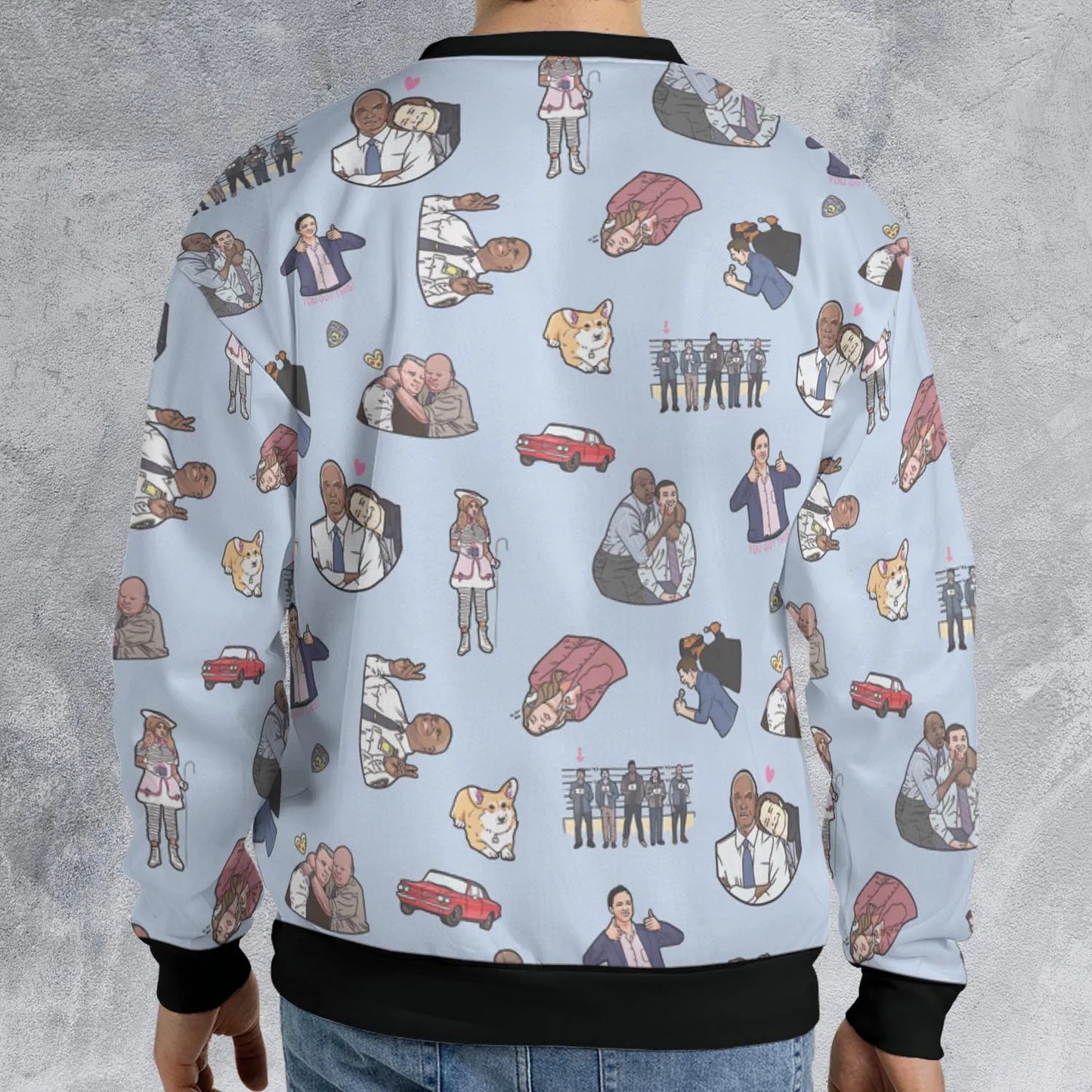 All-over Print Sweatshirt - VCUT5TL4