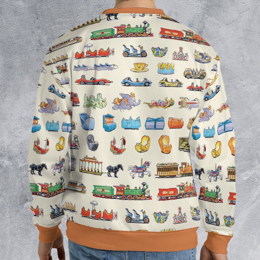 All-over Print Sweatshirt - DSZ6ARLC - - 2
