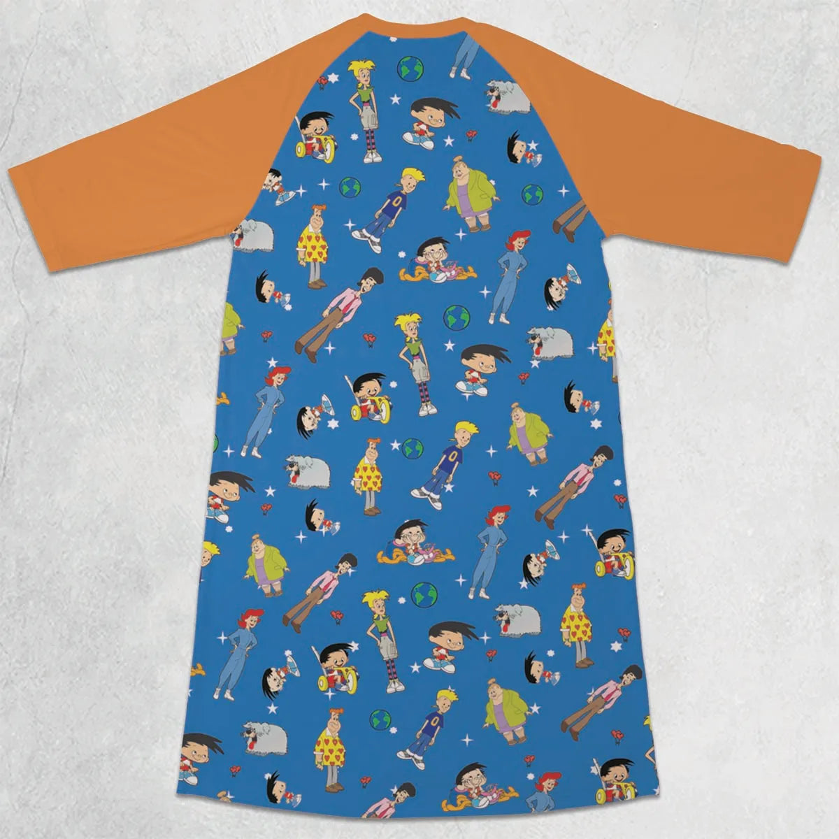 3/4 Sleeve Raglan Dress - U4CEX8Z8