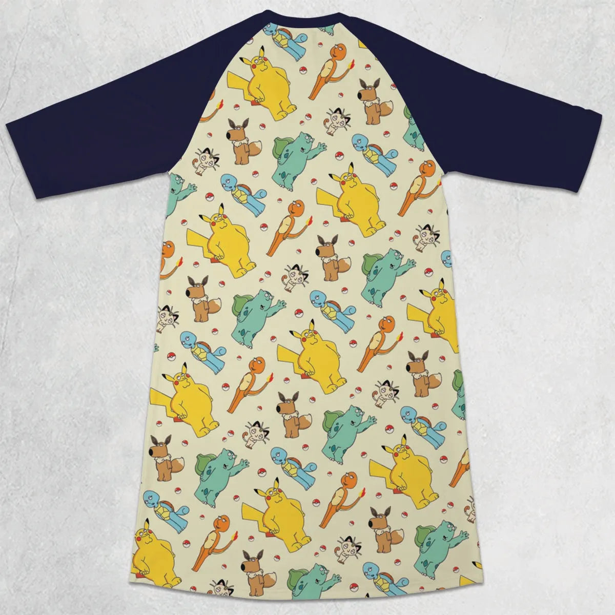 3/4 Sleeve Raglan Dress - DXD2TSE4
