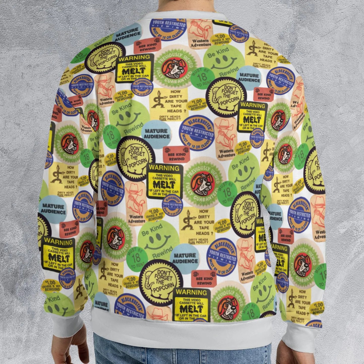 All-over Print Sweatshirt - X77VHFD7