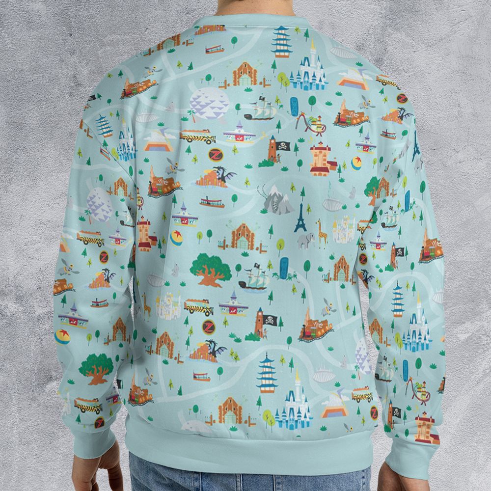 All-over Print Sweatshirt - CAX5MKVK - - 2