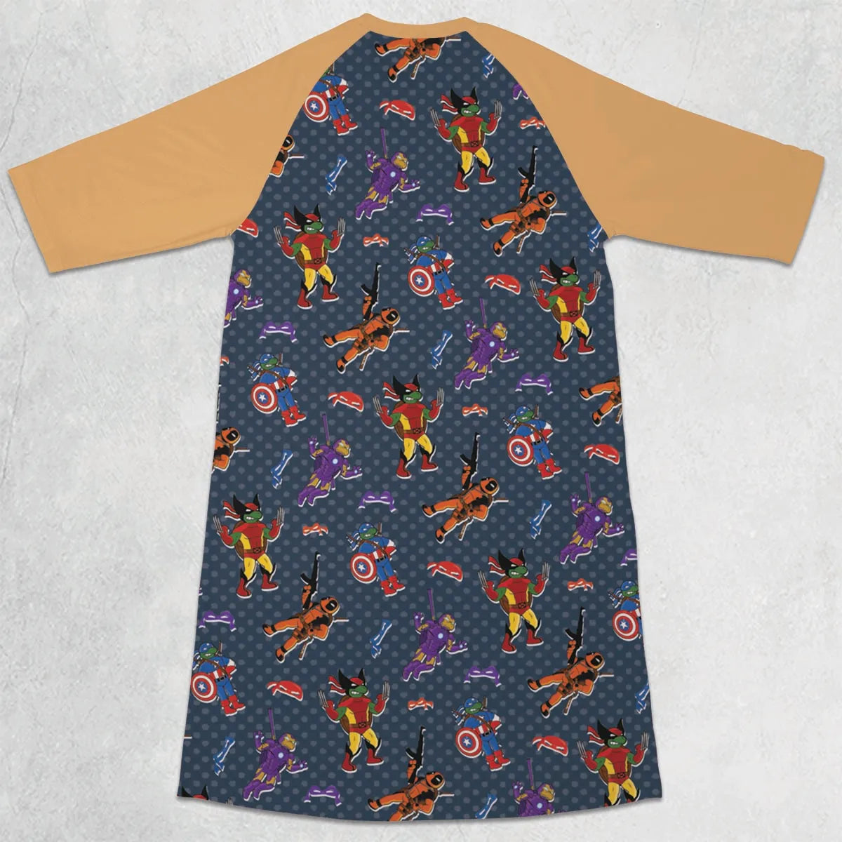 3/4 Sleeve Raglan Dress - 2PH73JZM
