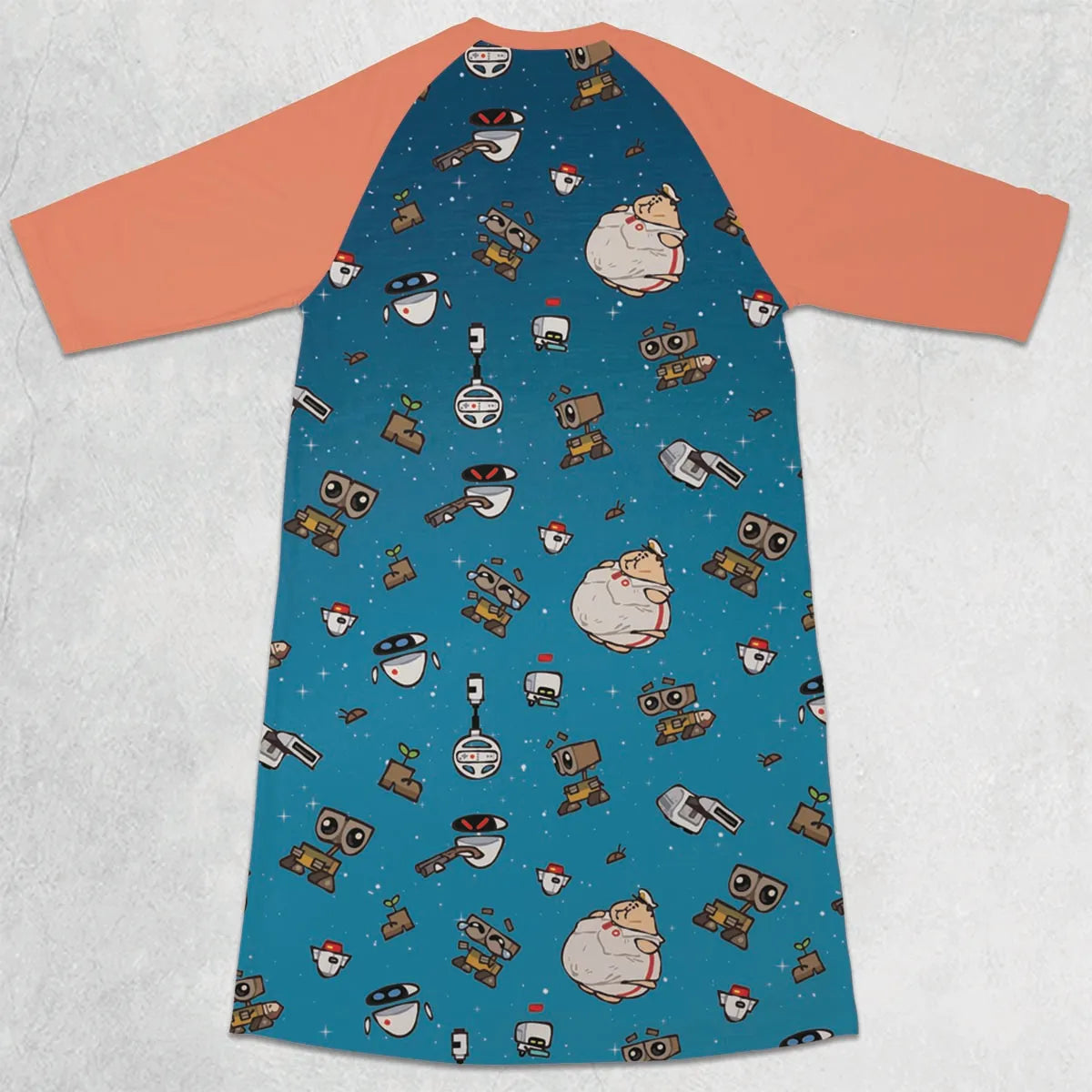 3/4 Sleeve Raglan Dress - NCW9N2WM