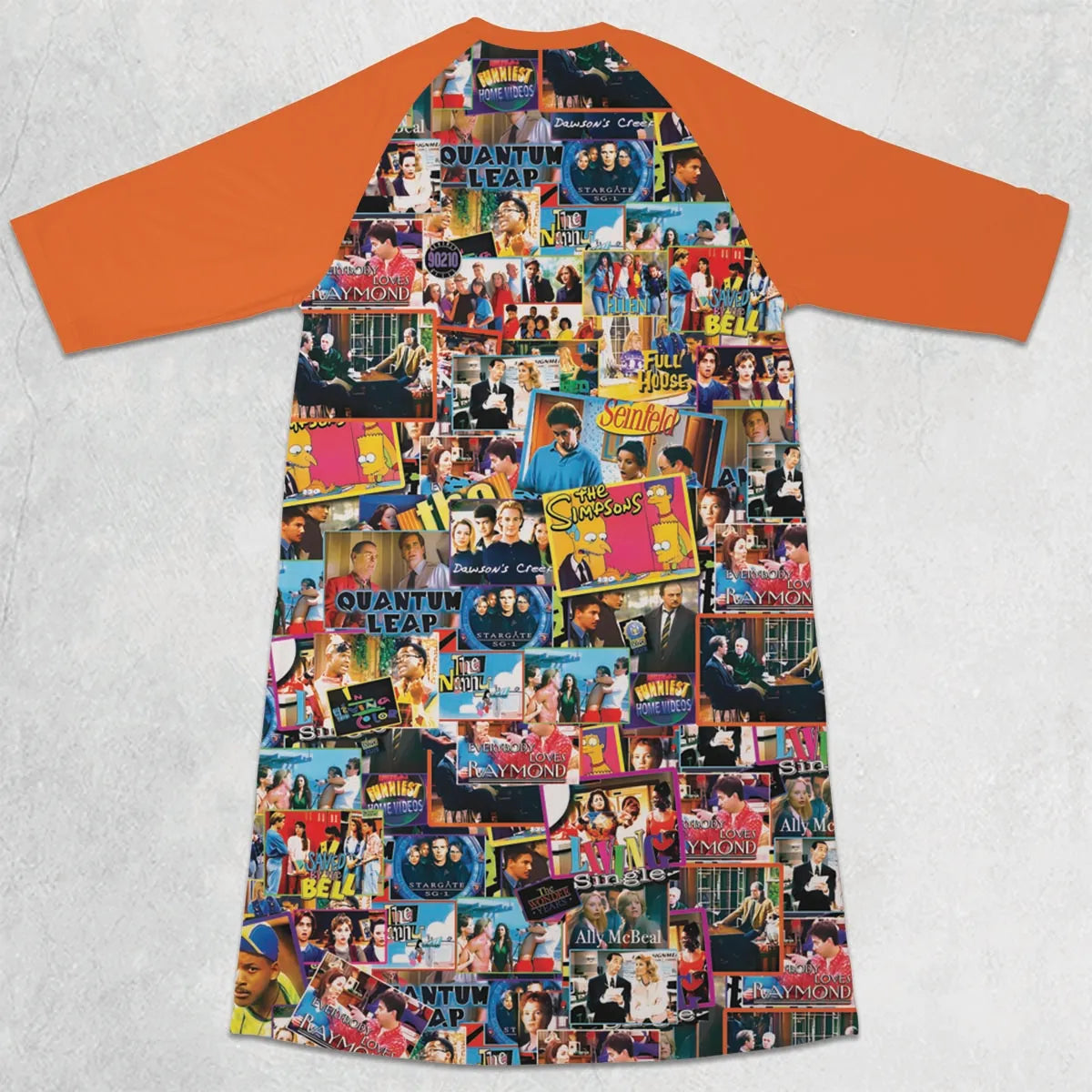 3/4 Sleeve Raglan Dress - QNHLXRJB