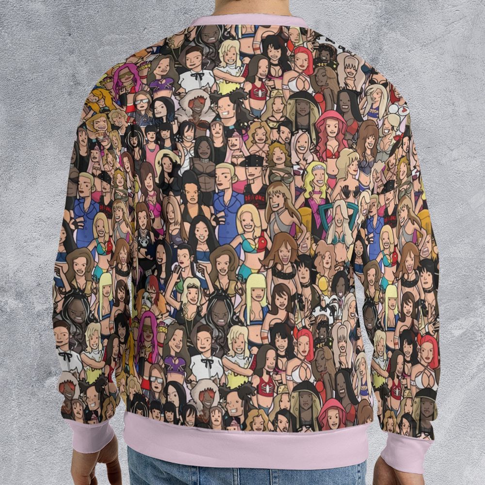 All-over Print Sweatshirt - 1D94TZKG - - 2