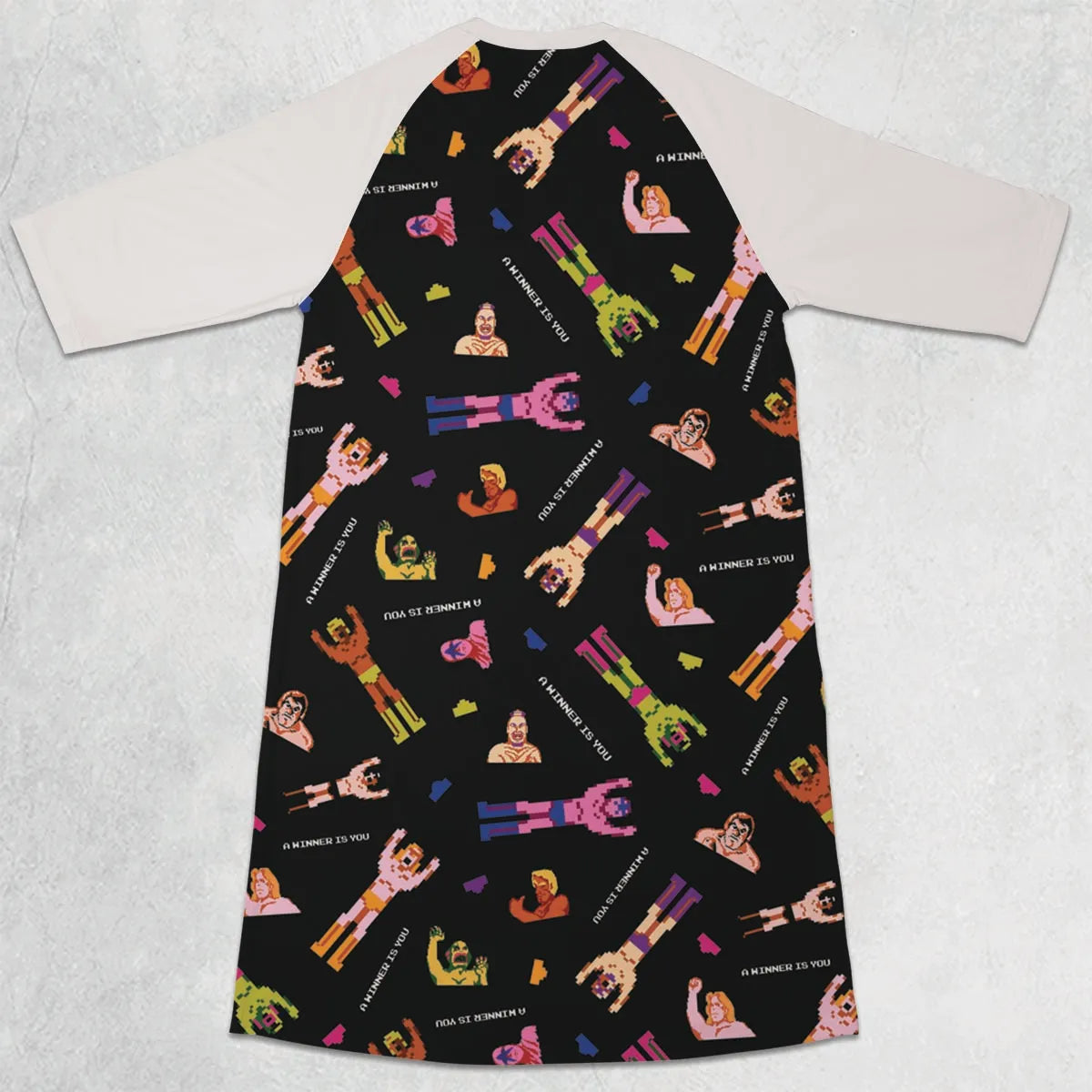 3/4 Sleeve Raglan Dress - XTDMXHB7