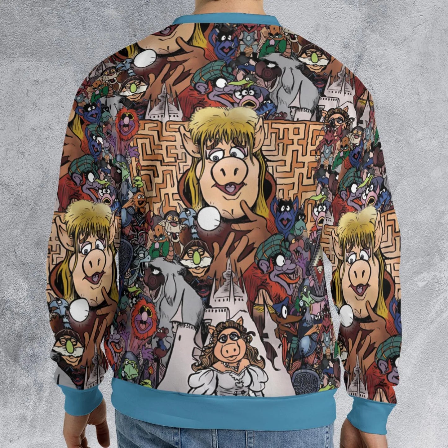 All-over Print Sweatshirt - 8D4L5P8Z
