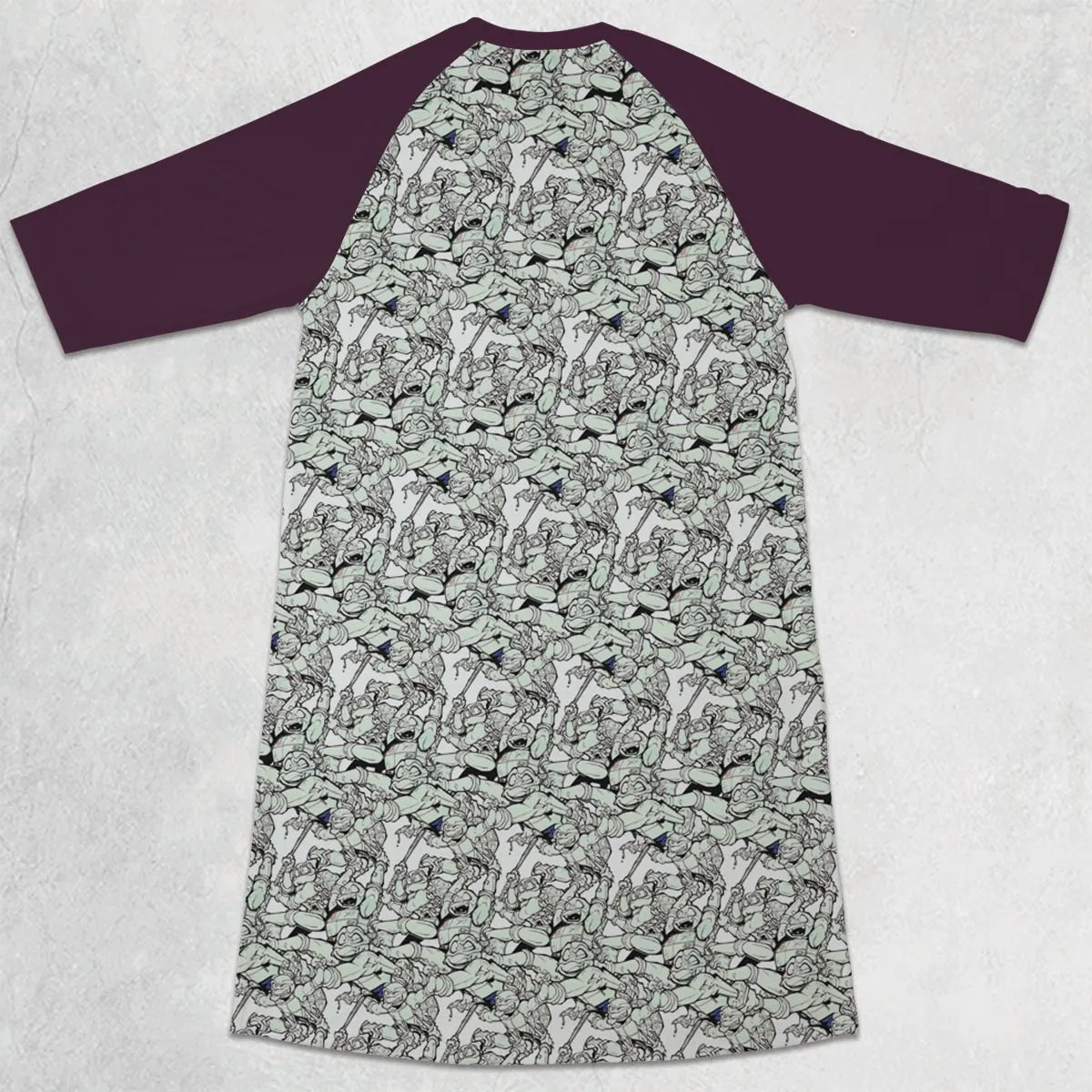 3/4 Sleeve Raglan Dress - A7YQZU6E