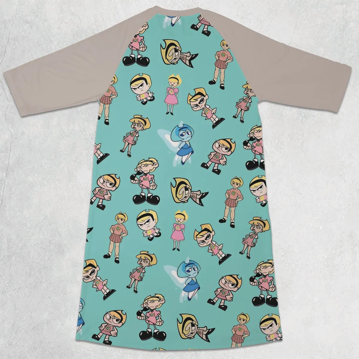 3/4 Sleeve Raglan Dress - A77E53ZD