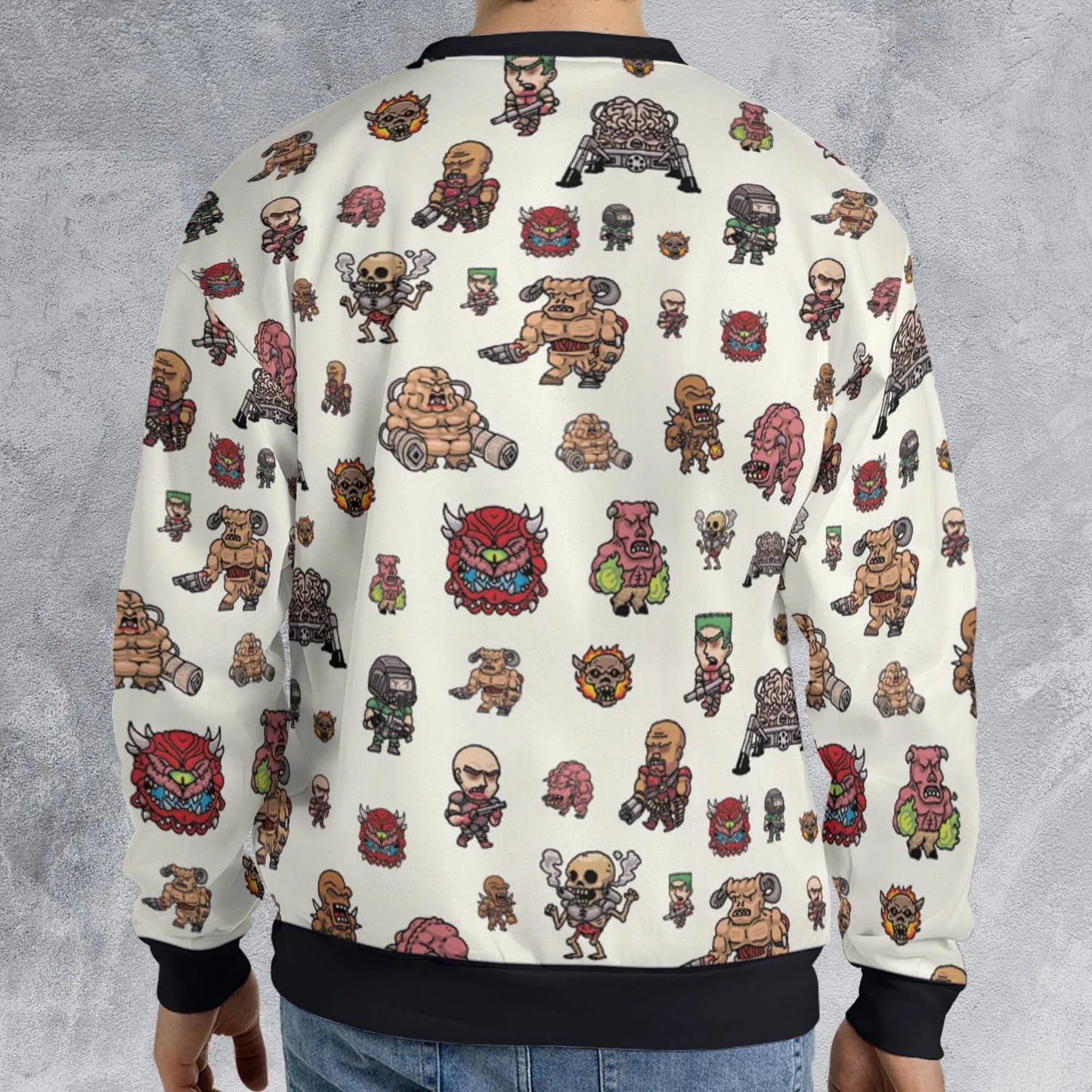 All-over Print Sweatshirt - M3BS6L2Q