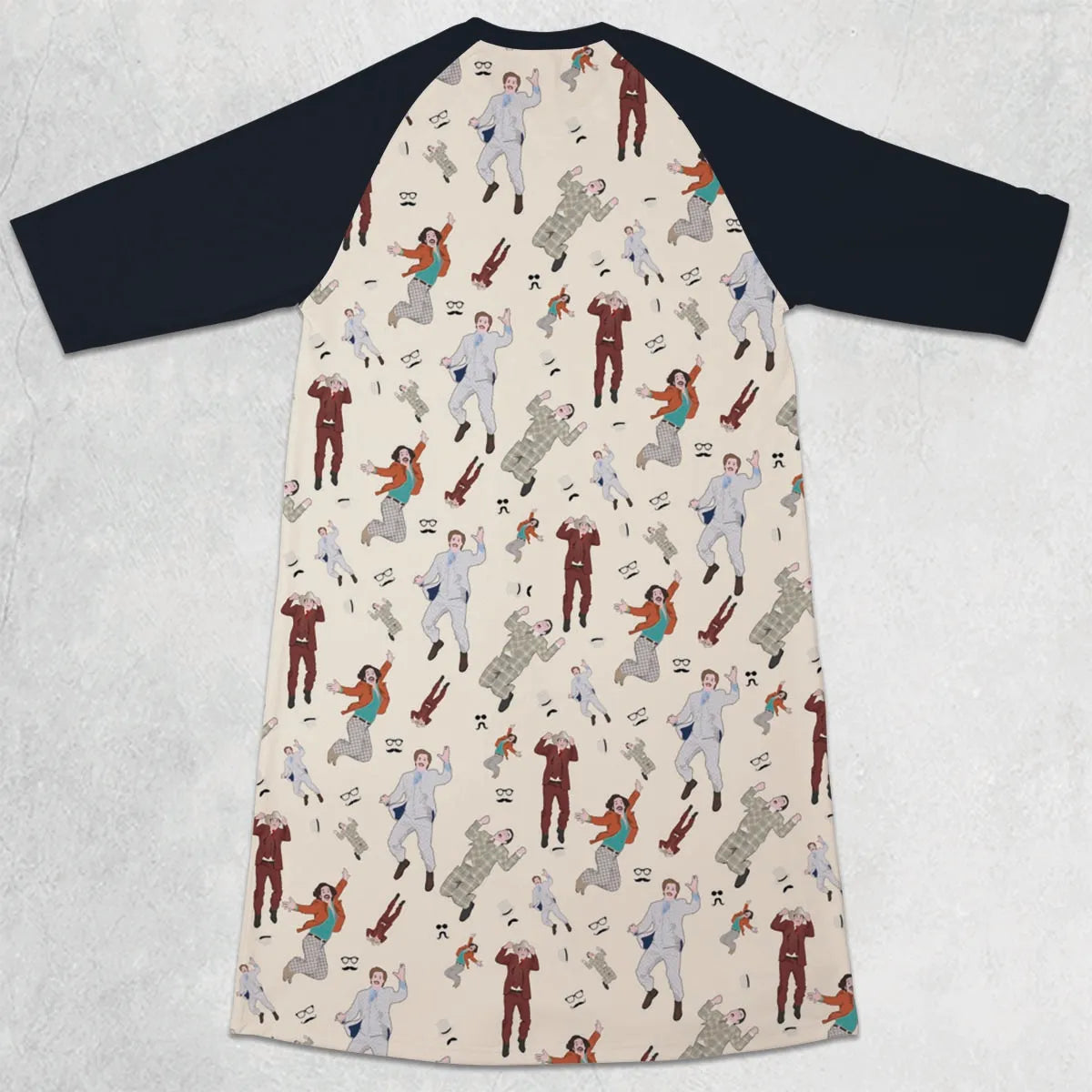 3/4 Sleeve Raglan Dress - 9U6HEUYW