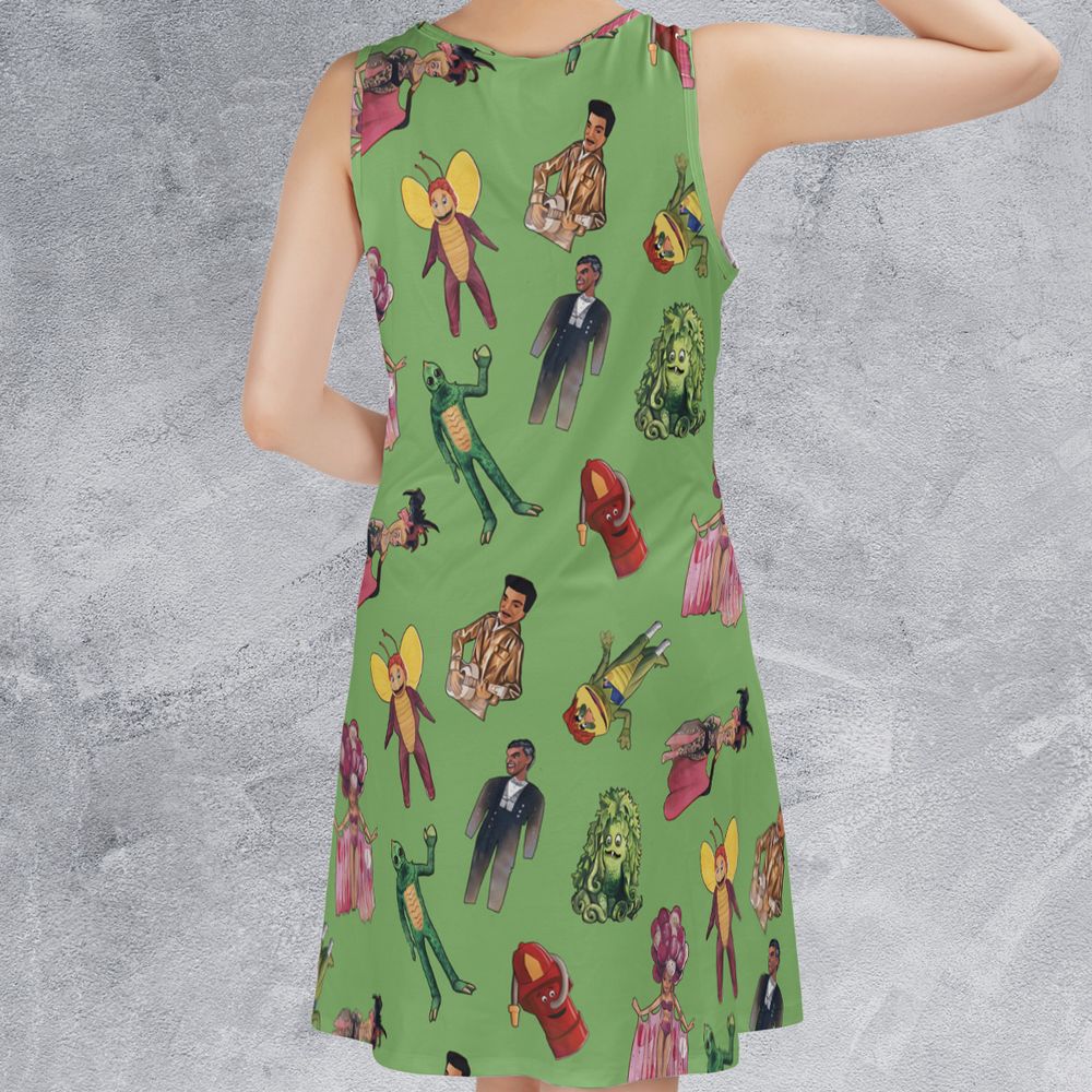 Sleeveless Dress - HQR11XMN - - 2