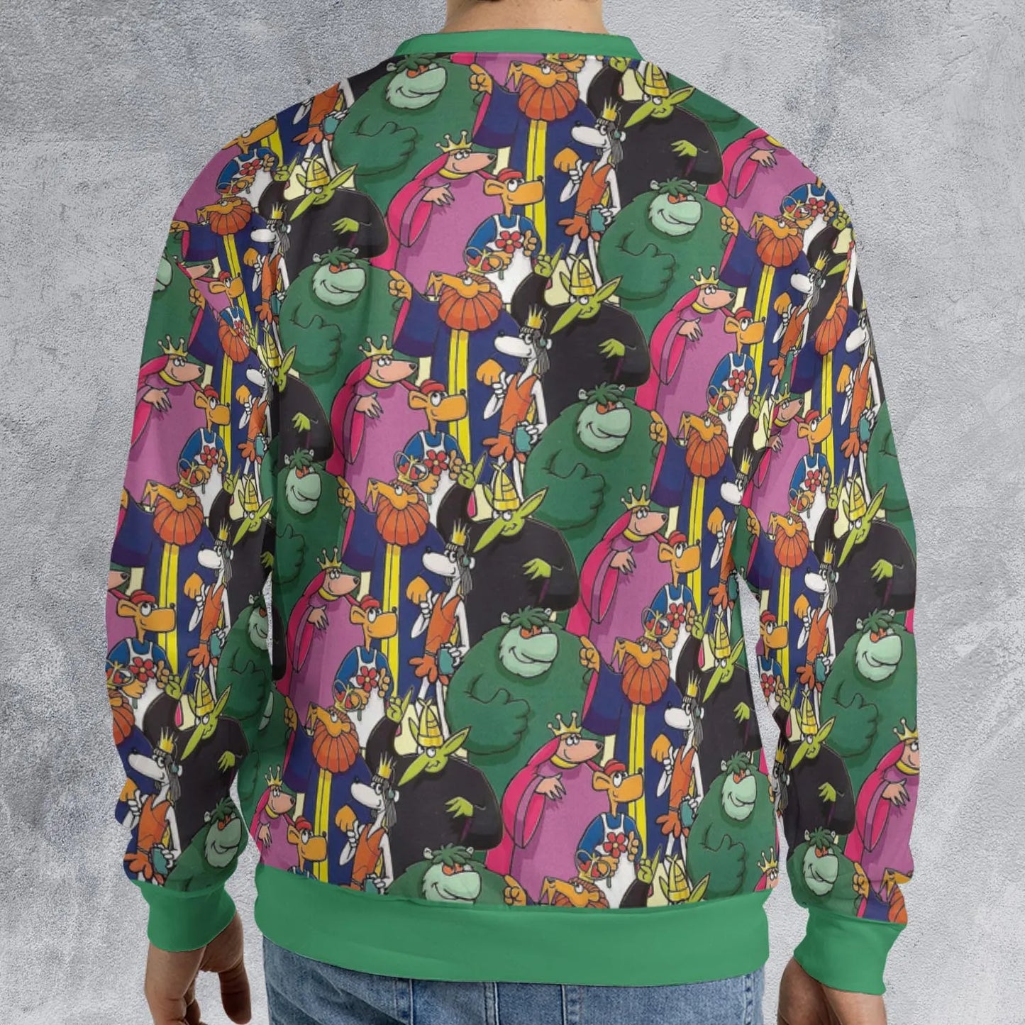 All-over Print Sweatshirt - UXLSAVSF
