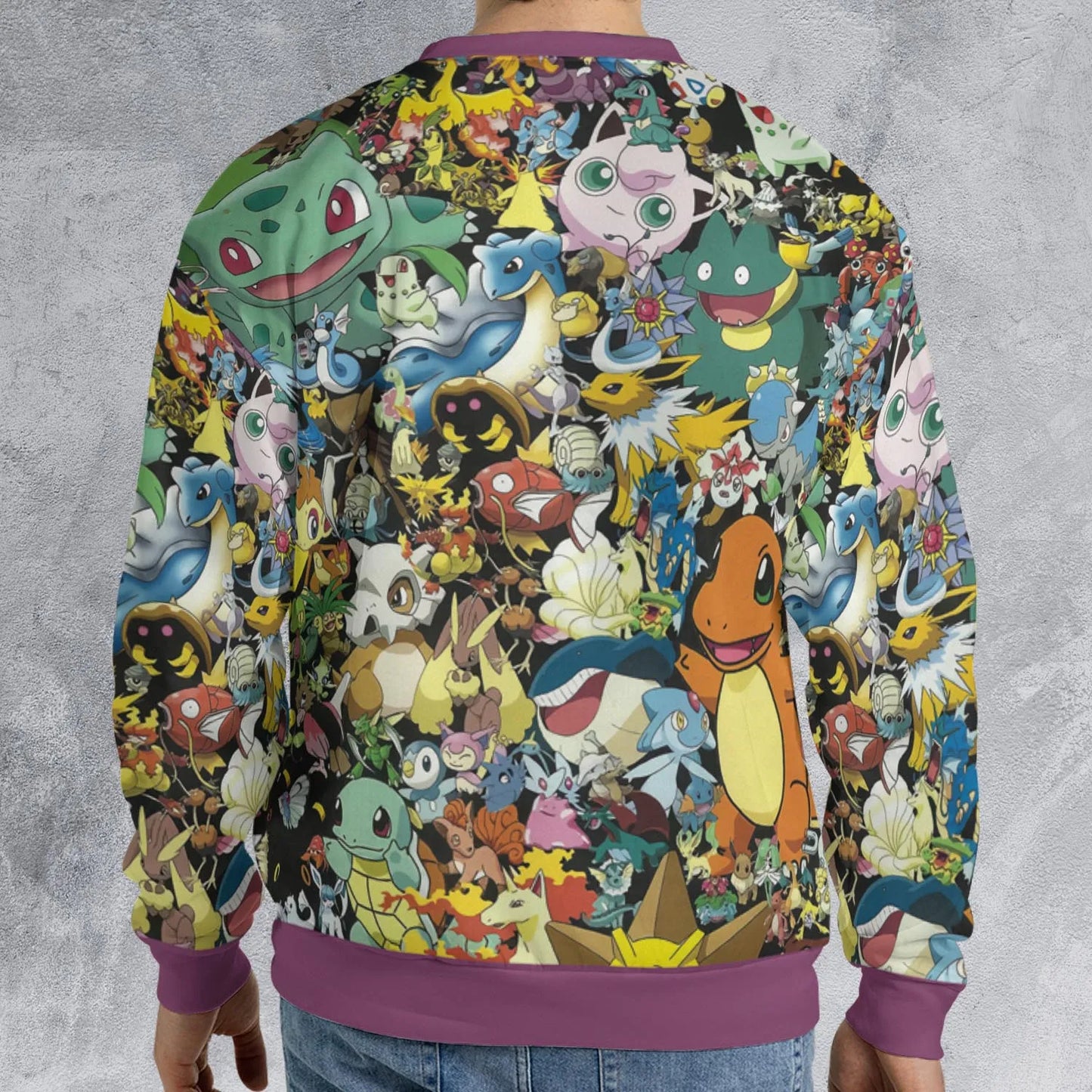 All-over Print Sweatshirt - QC8CRB76