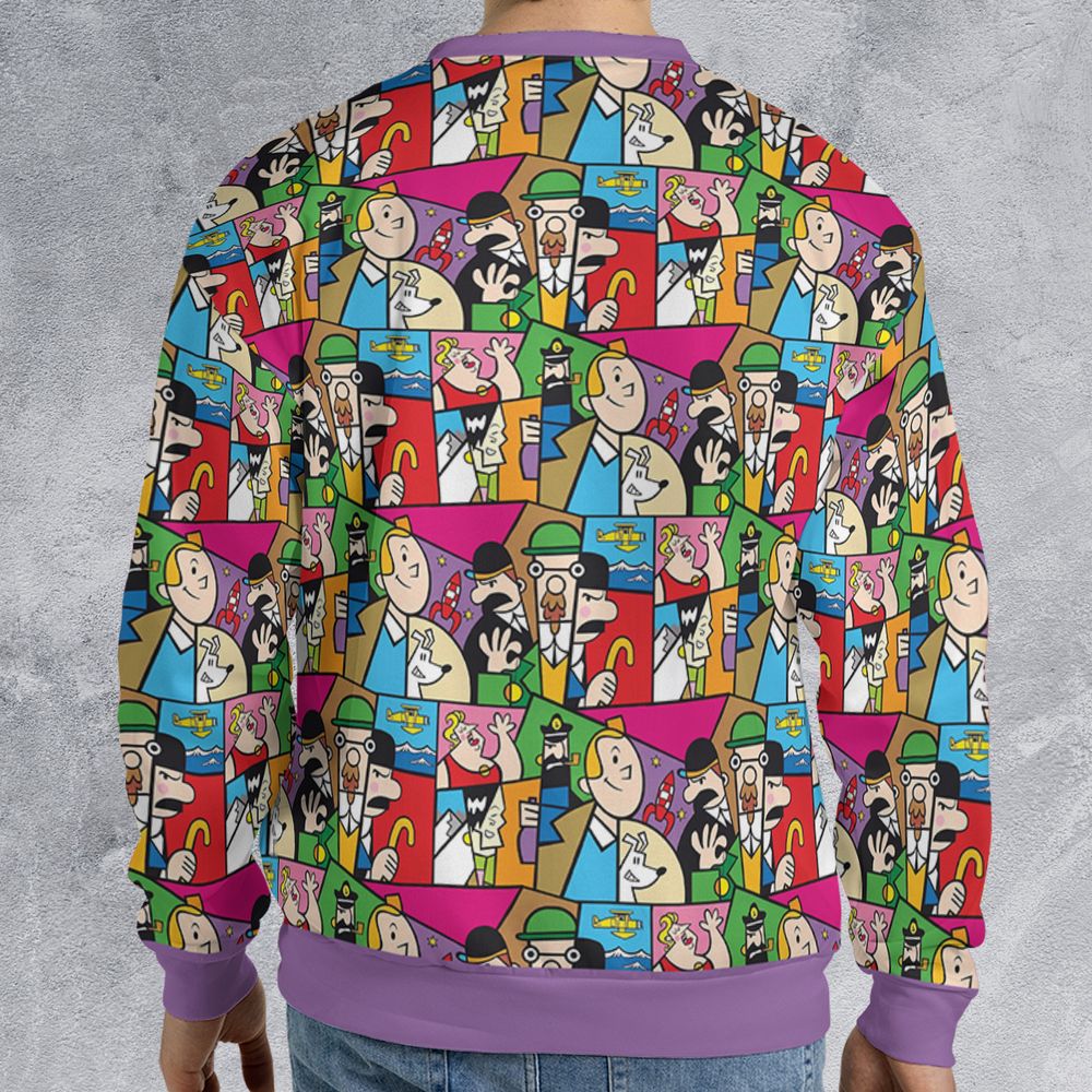 All-over Print Sweatshirt - UU5DRUCV - - 2