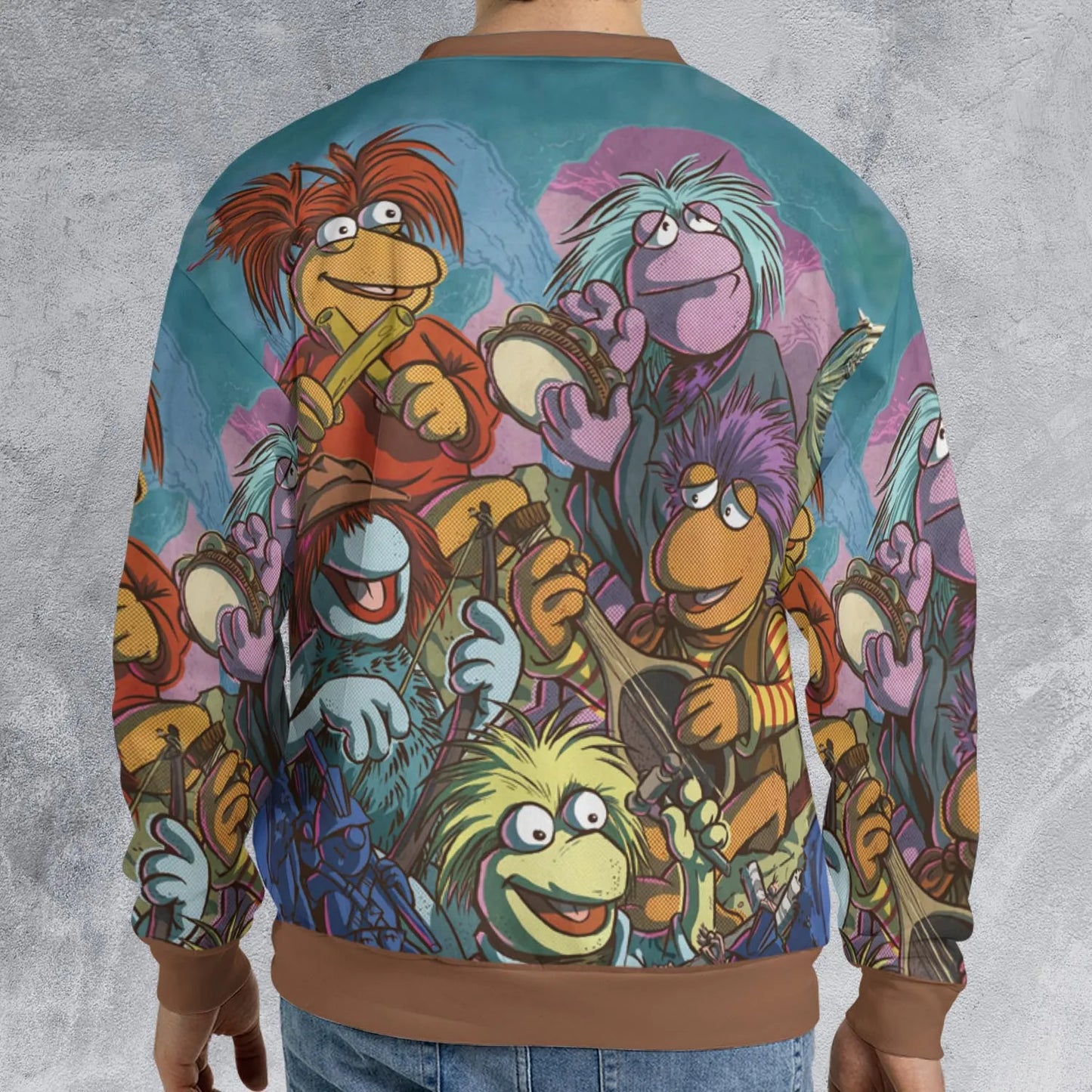 All-over Print Sweatshirt - 5268C6MJ