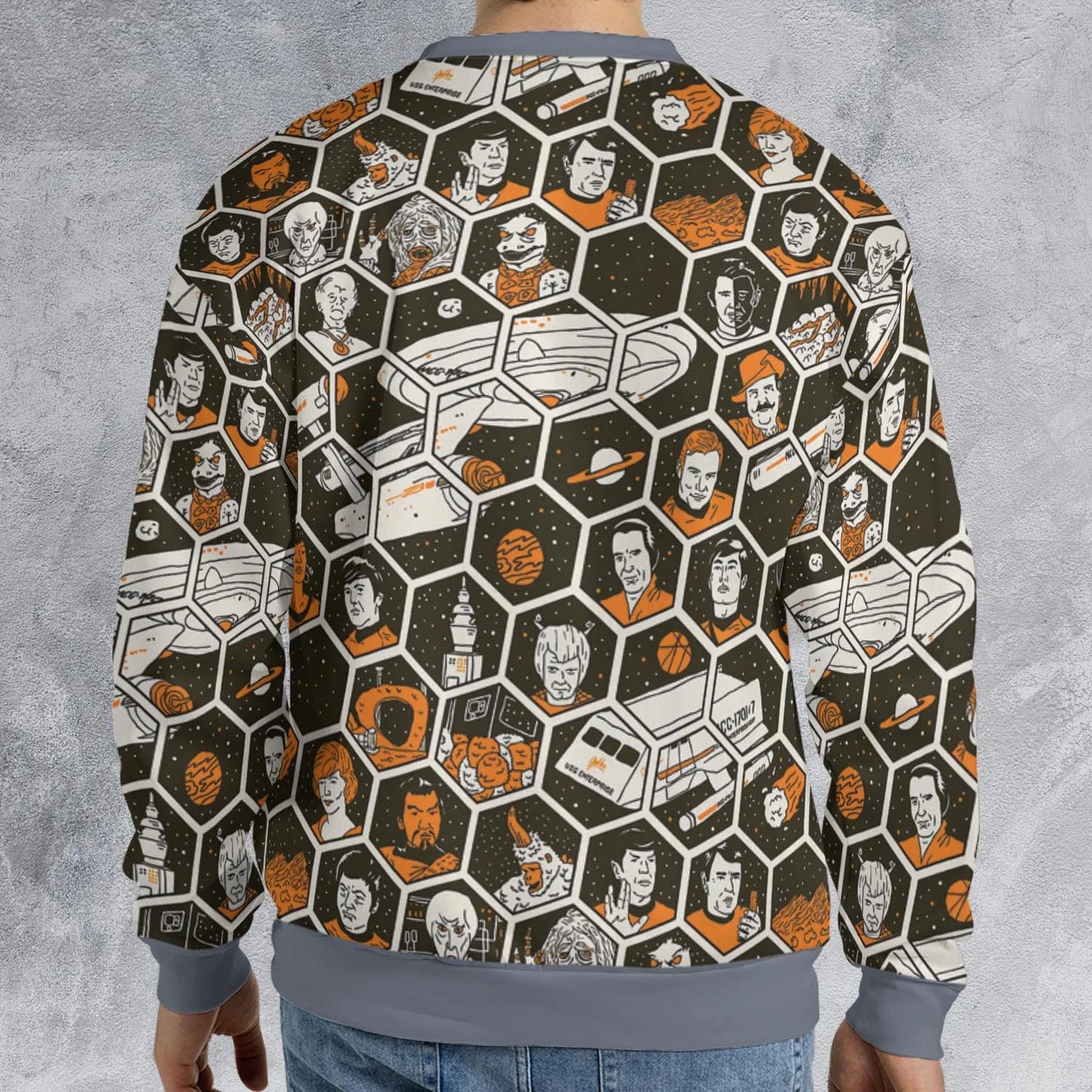 All-over Print Sweatshirt - 17E636NR