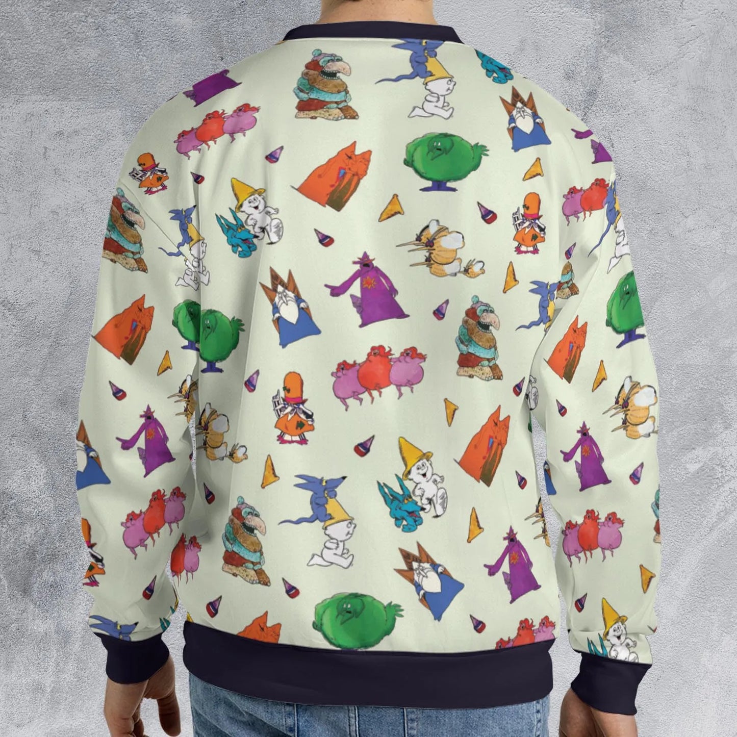 All-over Print Sweatshirt - ZDBJ7QPE