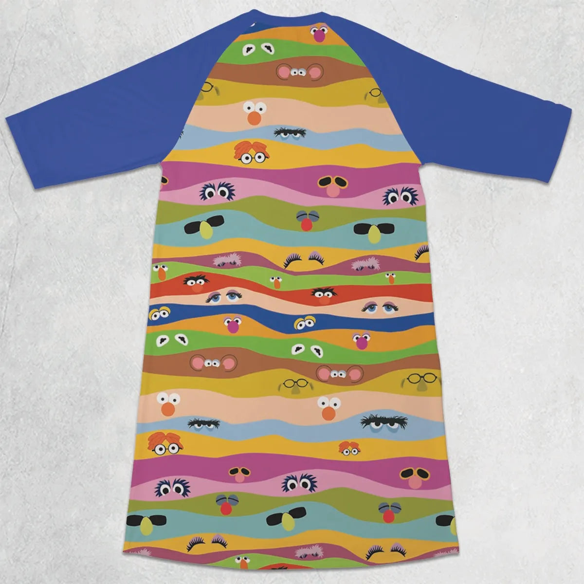 3/4 Sleeve Raglan Dress - SVVR5FY2