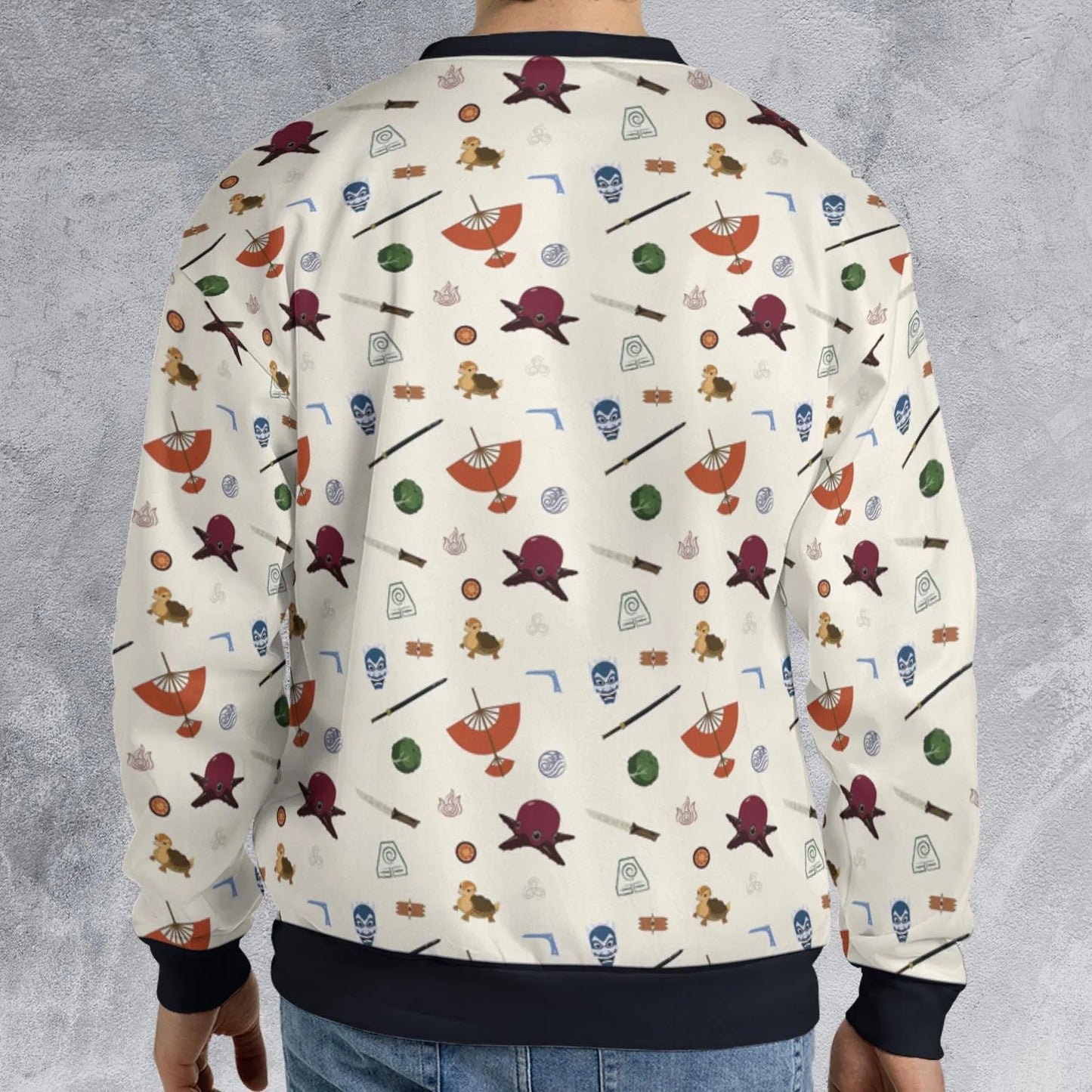 All-over Print Sweatshirt - VVLEM1ZG