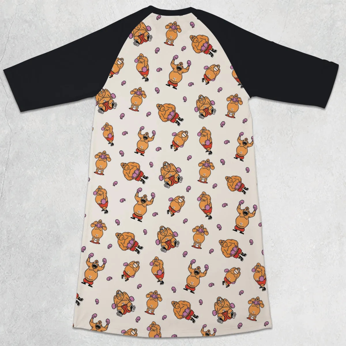 3/4 Sleeve Raglan Dress - YEEE15EV