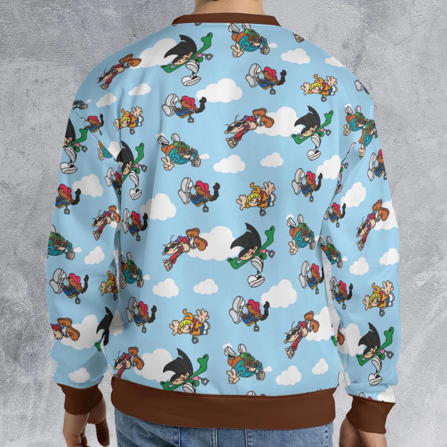 All-over Print Sweatshirt - NVBJLWSA