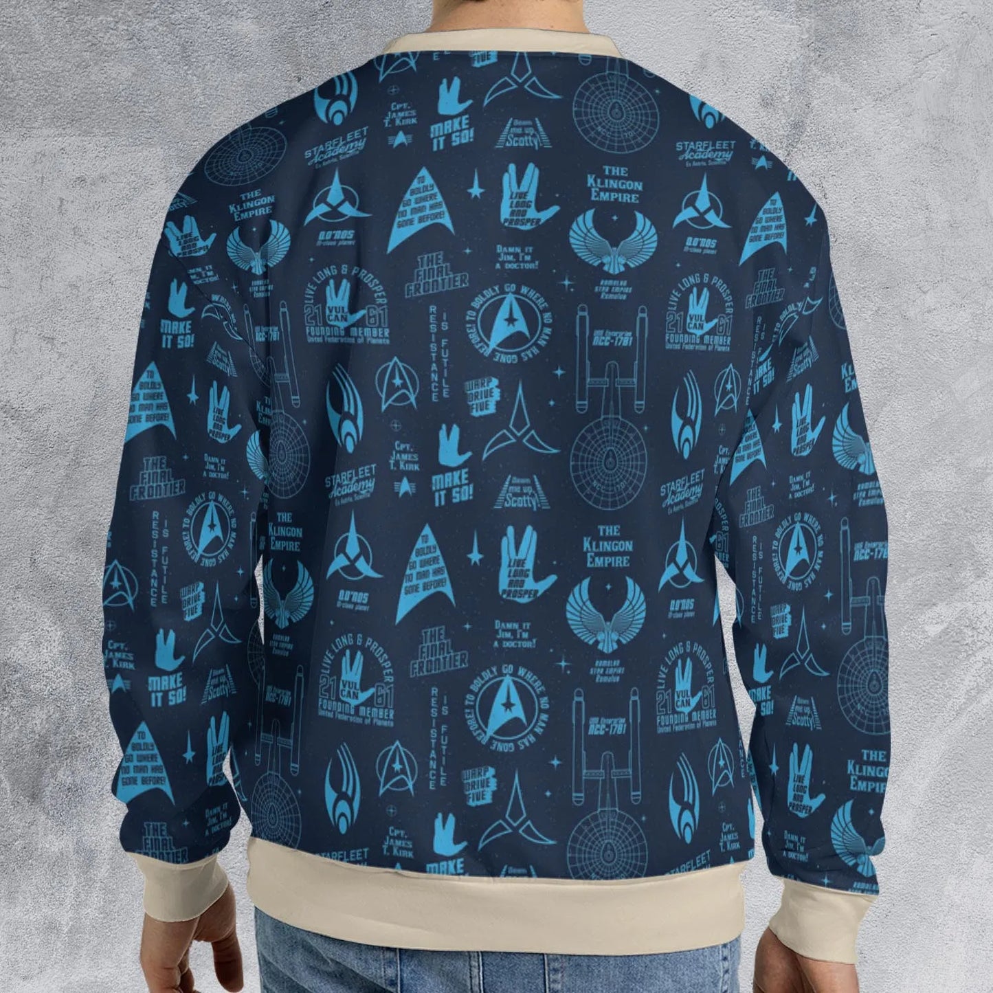 All-over Print Sweatshirt - WRGQV4SF