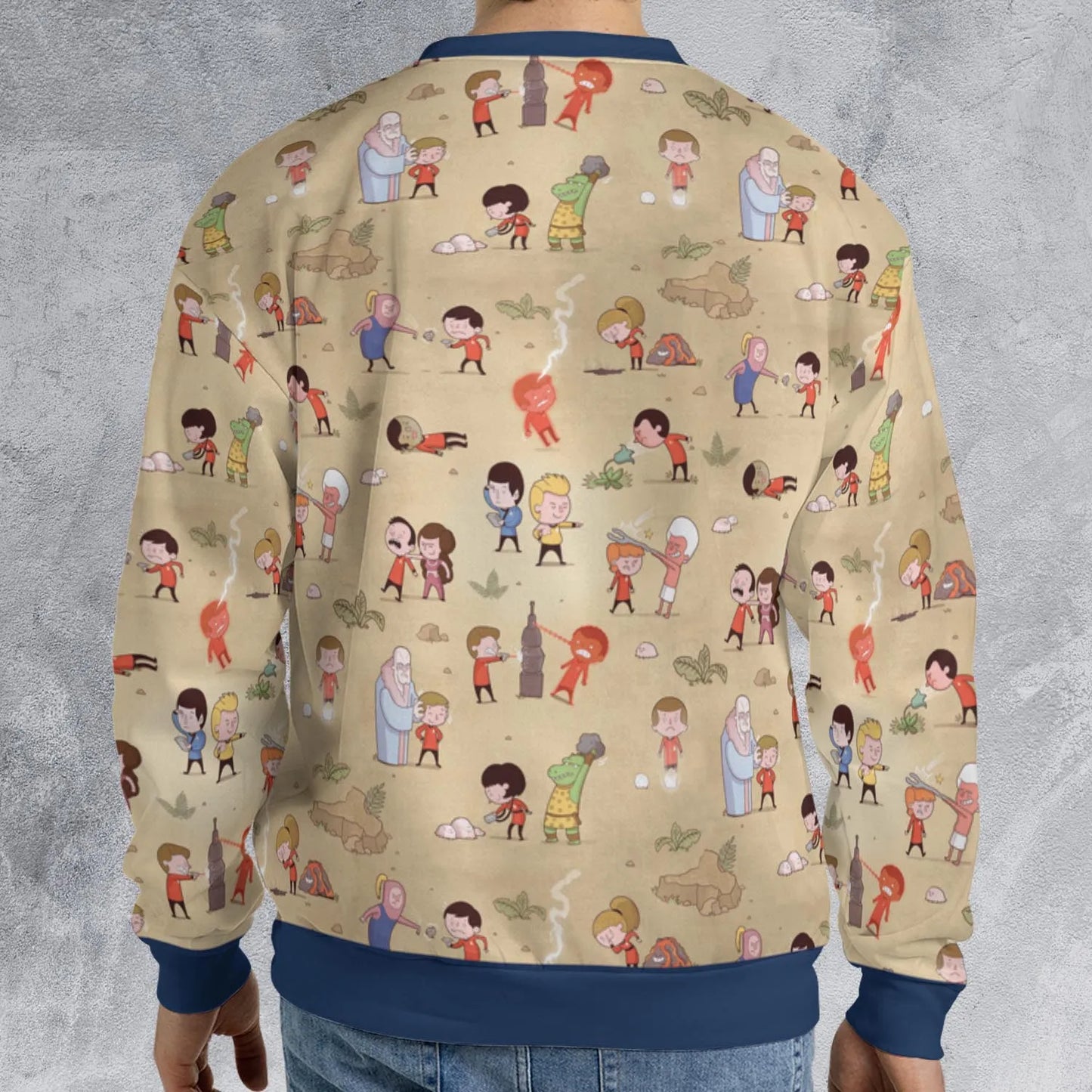 All-over Print Sweatshirt - 52N5N8KF