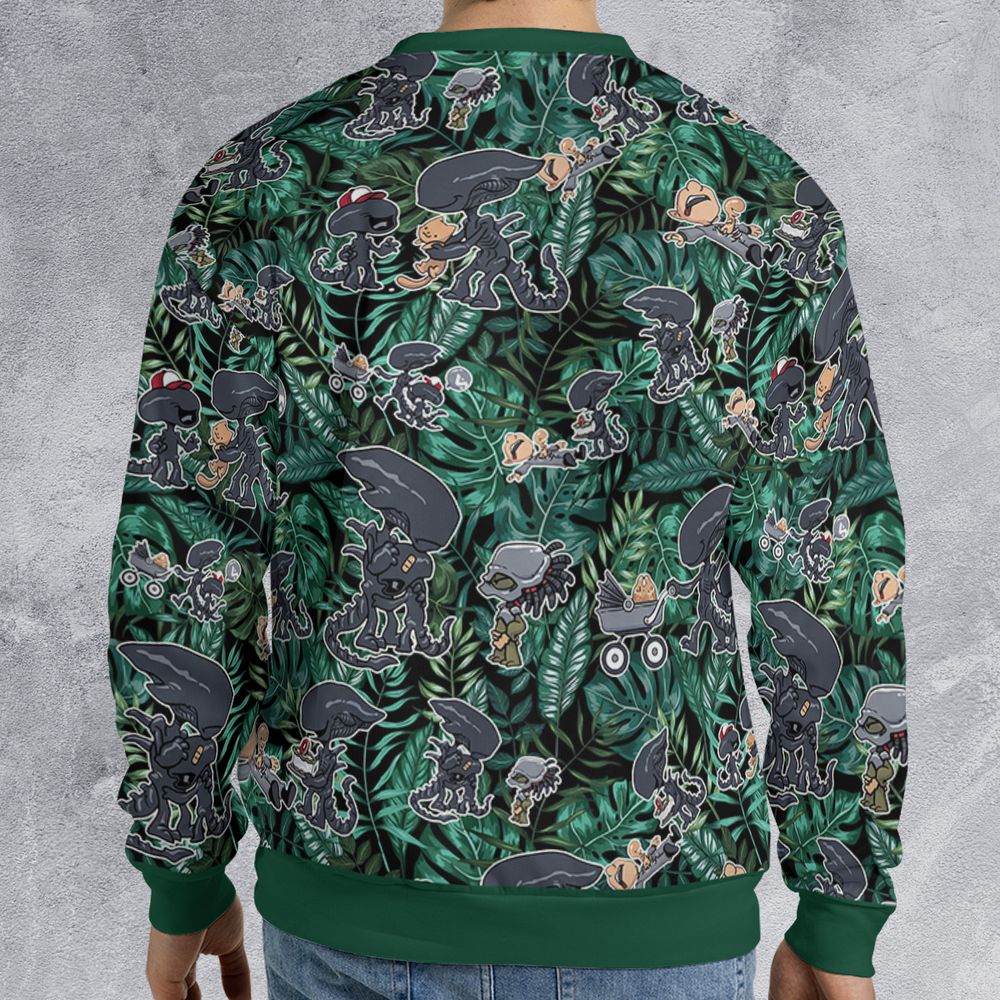 All-over Print Sweatshirt - 1882KDAB - - 2