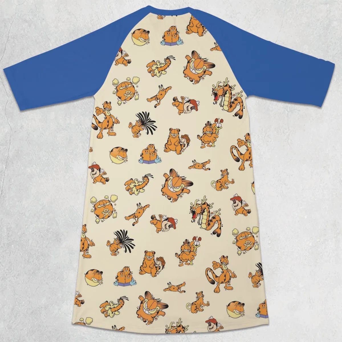 3/4 Sleeve Raglan Dress - XC1JAELR