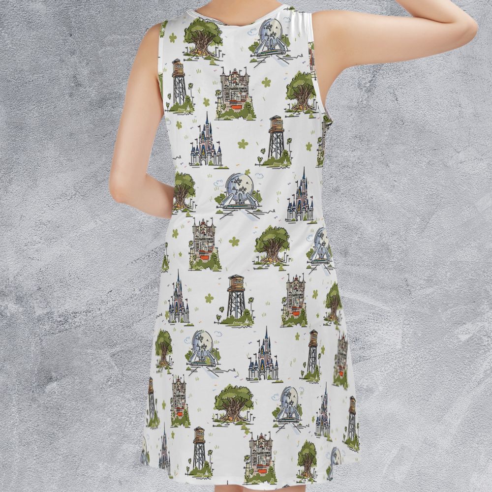 Sleeveless Dress - ZGNF6S4K - - 2
