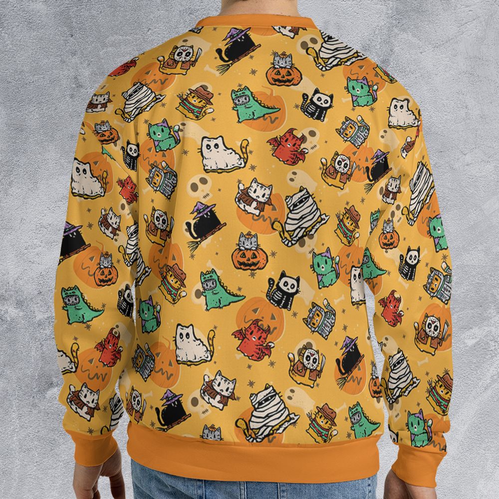 All-over Print Sweatshirt - 9BY7H75E - - 2