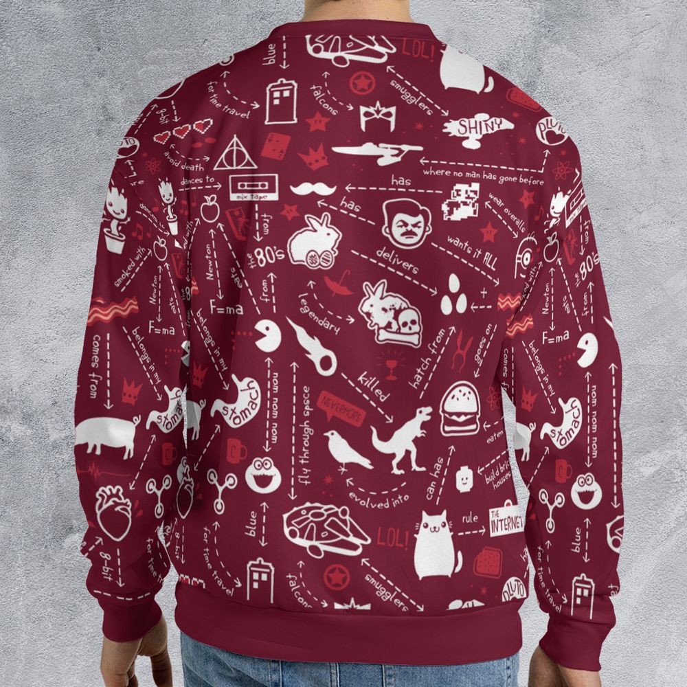 All-over Print Sweatshirt - 7AYCQAF5 - - 2
