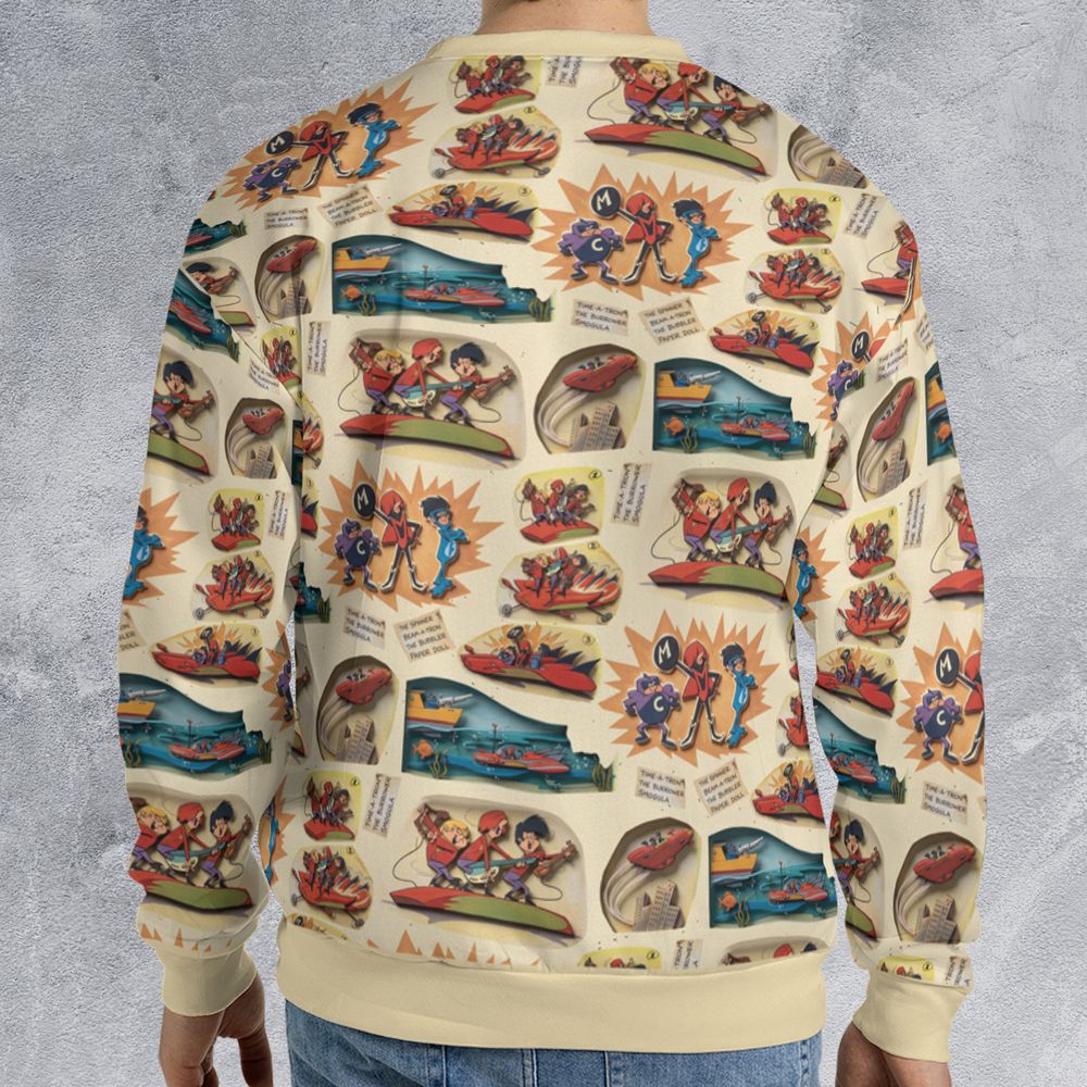 All-over Print Sweatshirt - FR5K64S1 - - 2