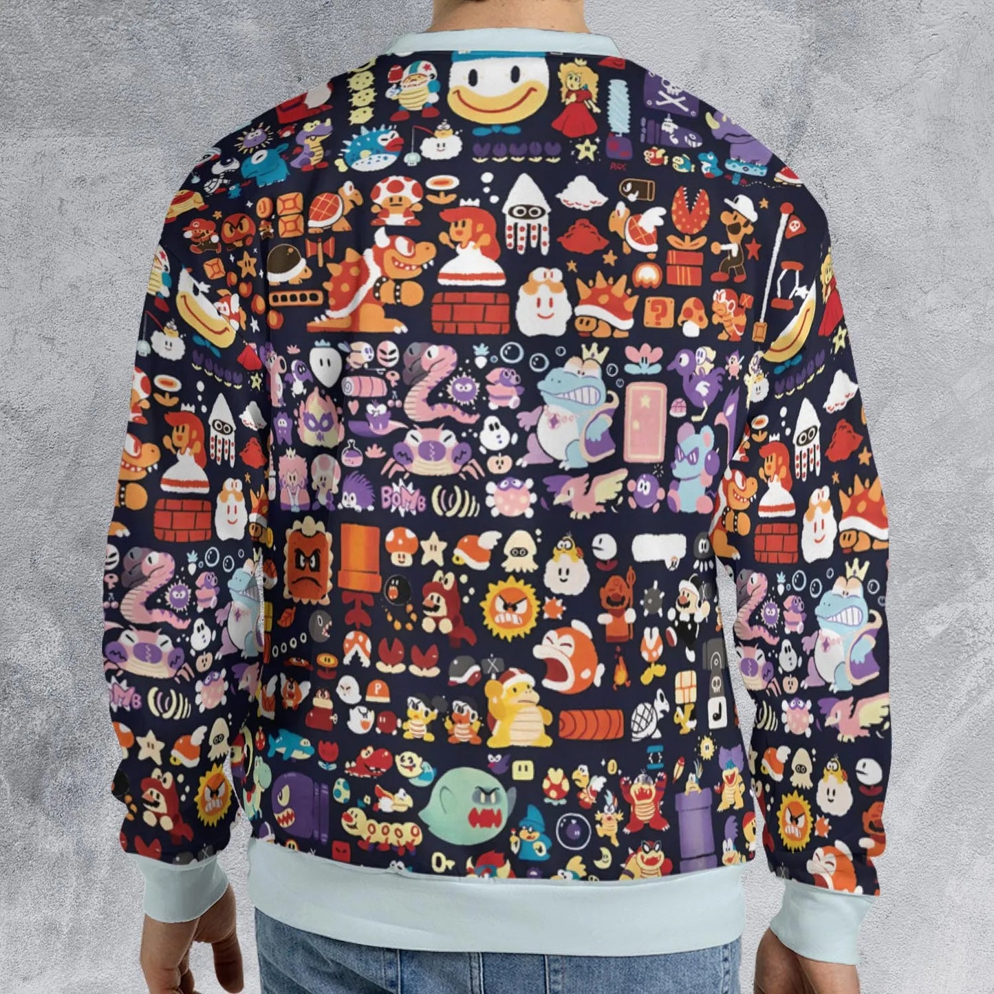 All-over Print Sweatshirt - ZTBHU3JB