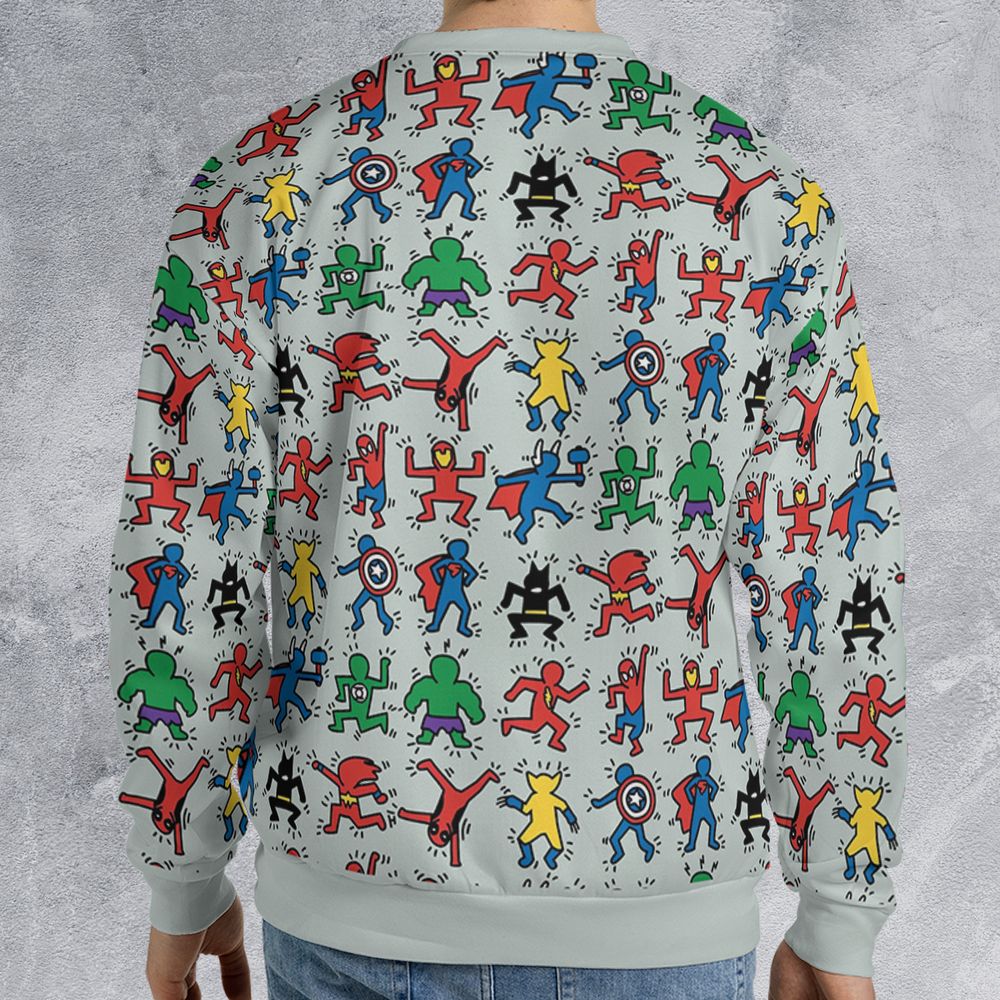 All-over Print Sweatshirt - F47K4NZH - - 2